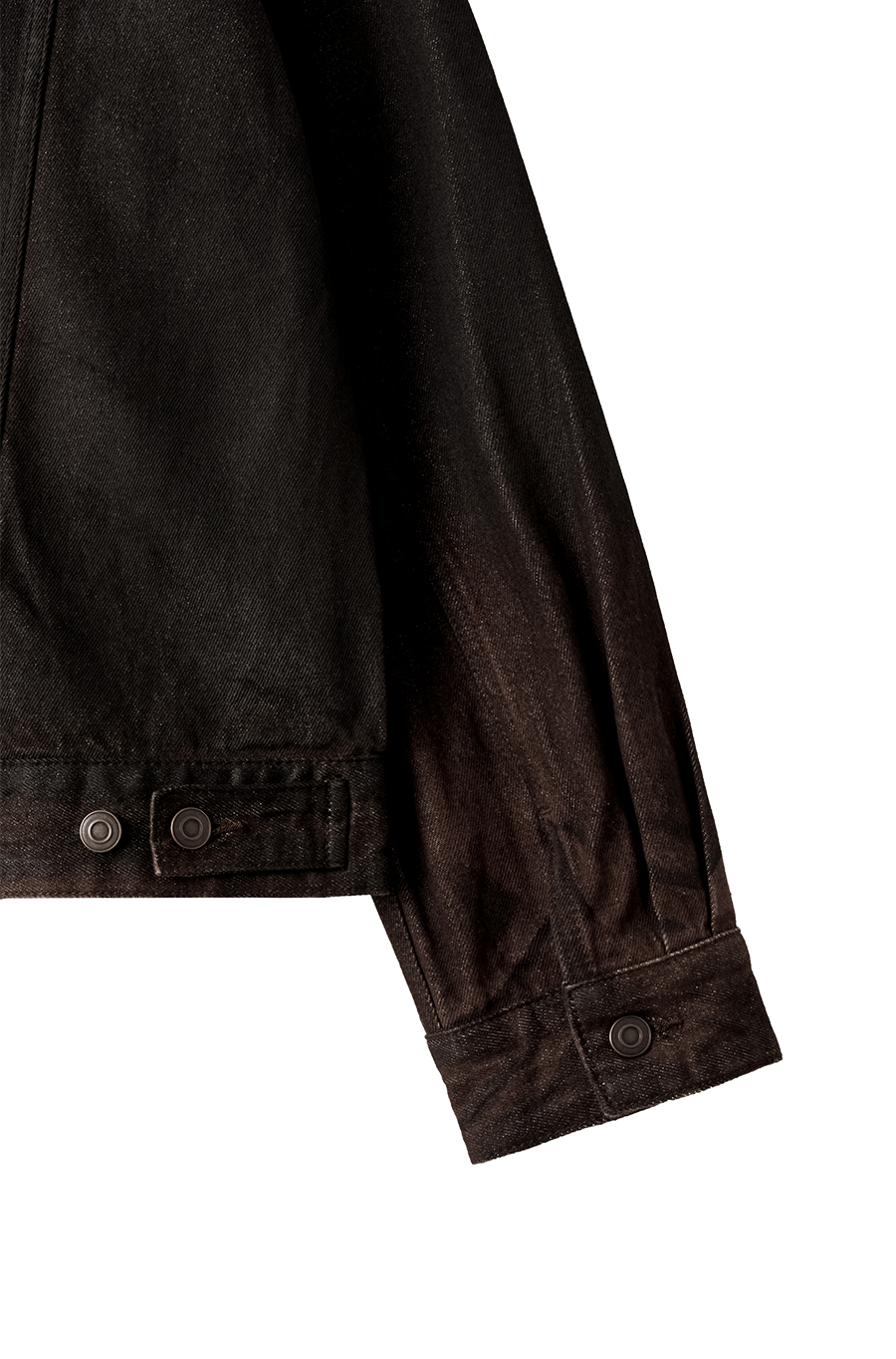SI HAND COATED TRUCKER JACKET Burnt Black [09.10 예약배송]