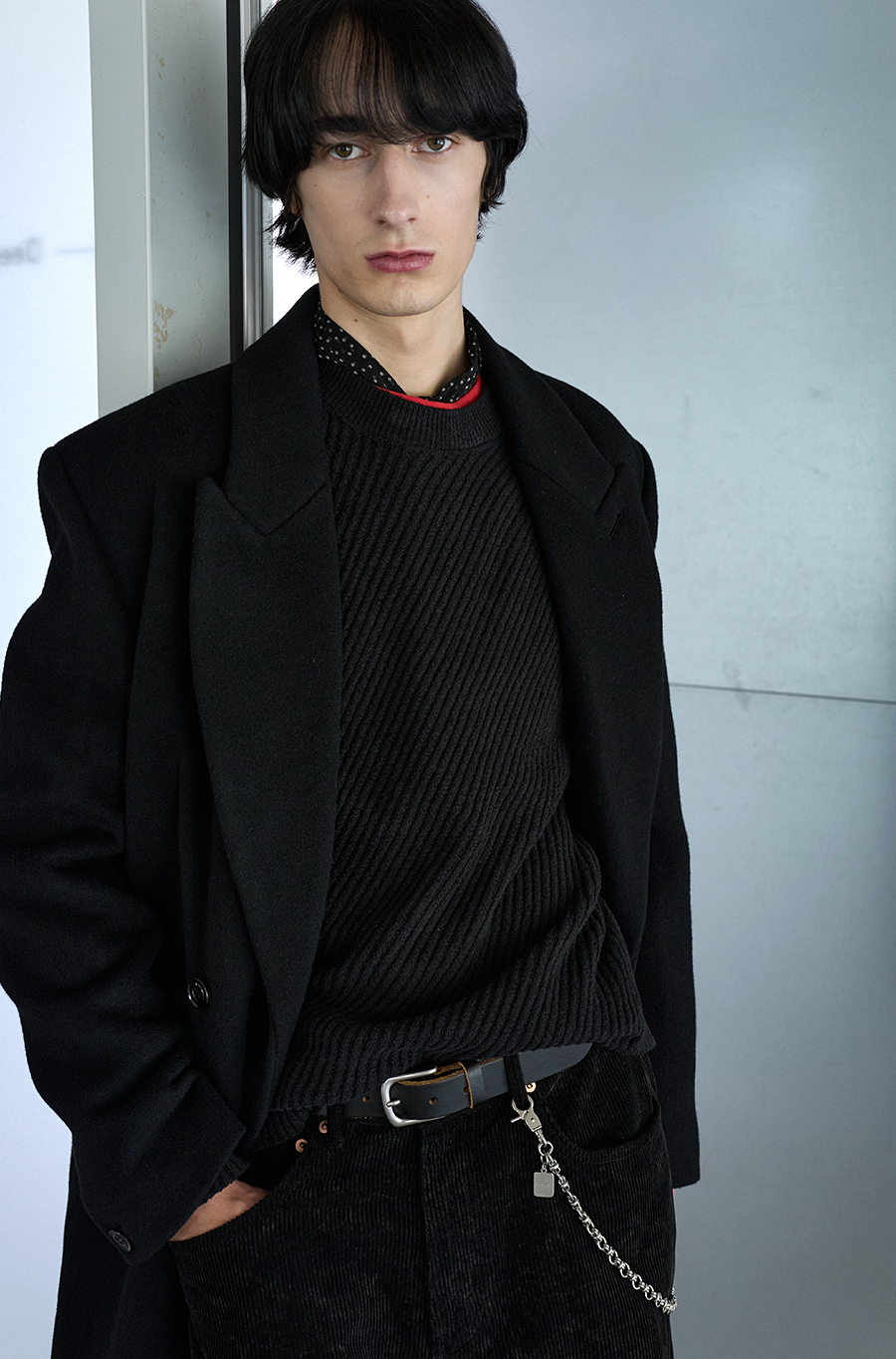 SI DOUBLE BRESTED COAT Black [예약배송 10.06]