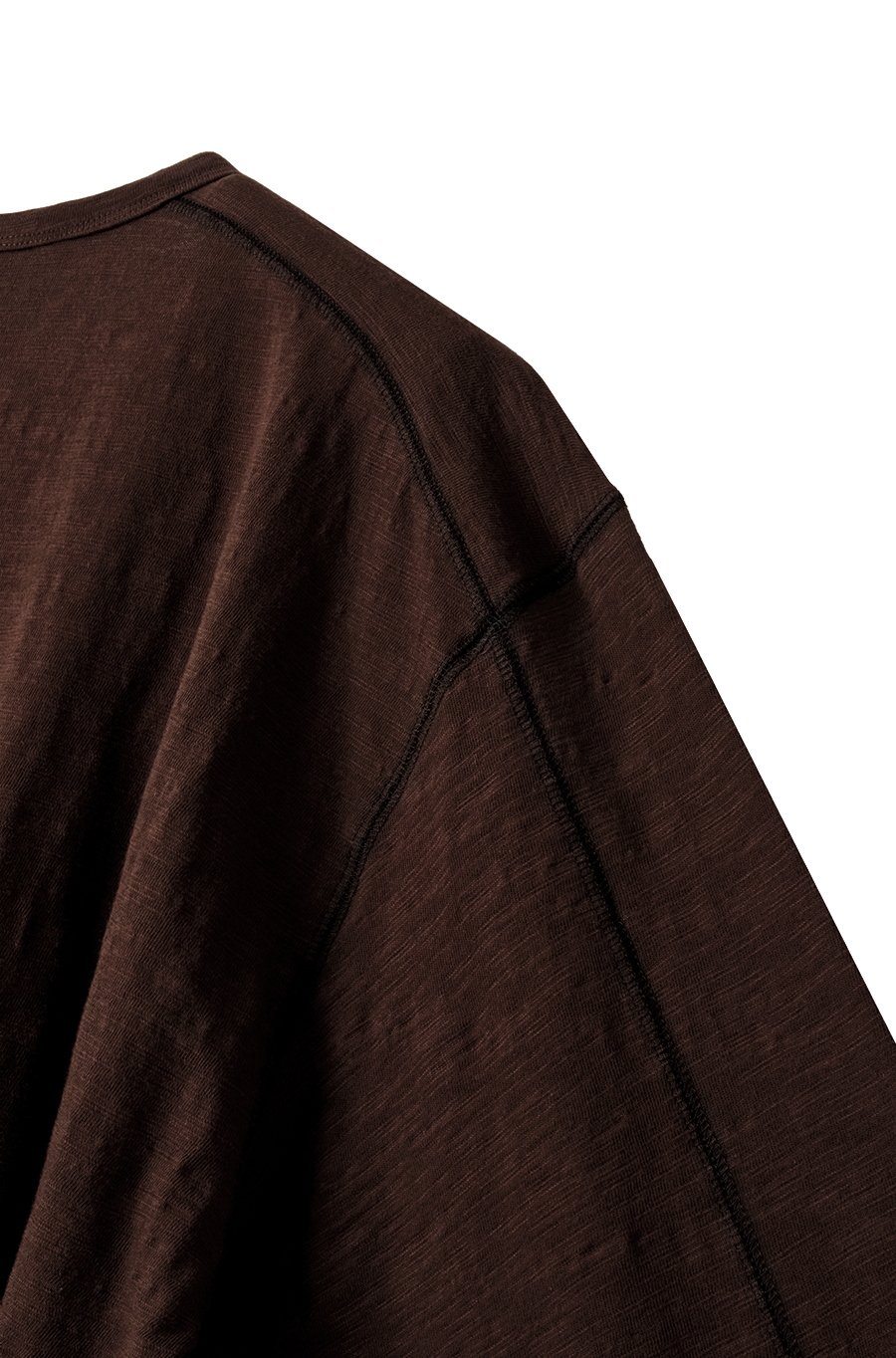 SI TRACE SLUB LONG SLEEVE TEE Umber Brown