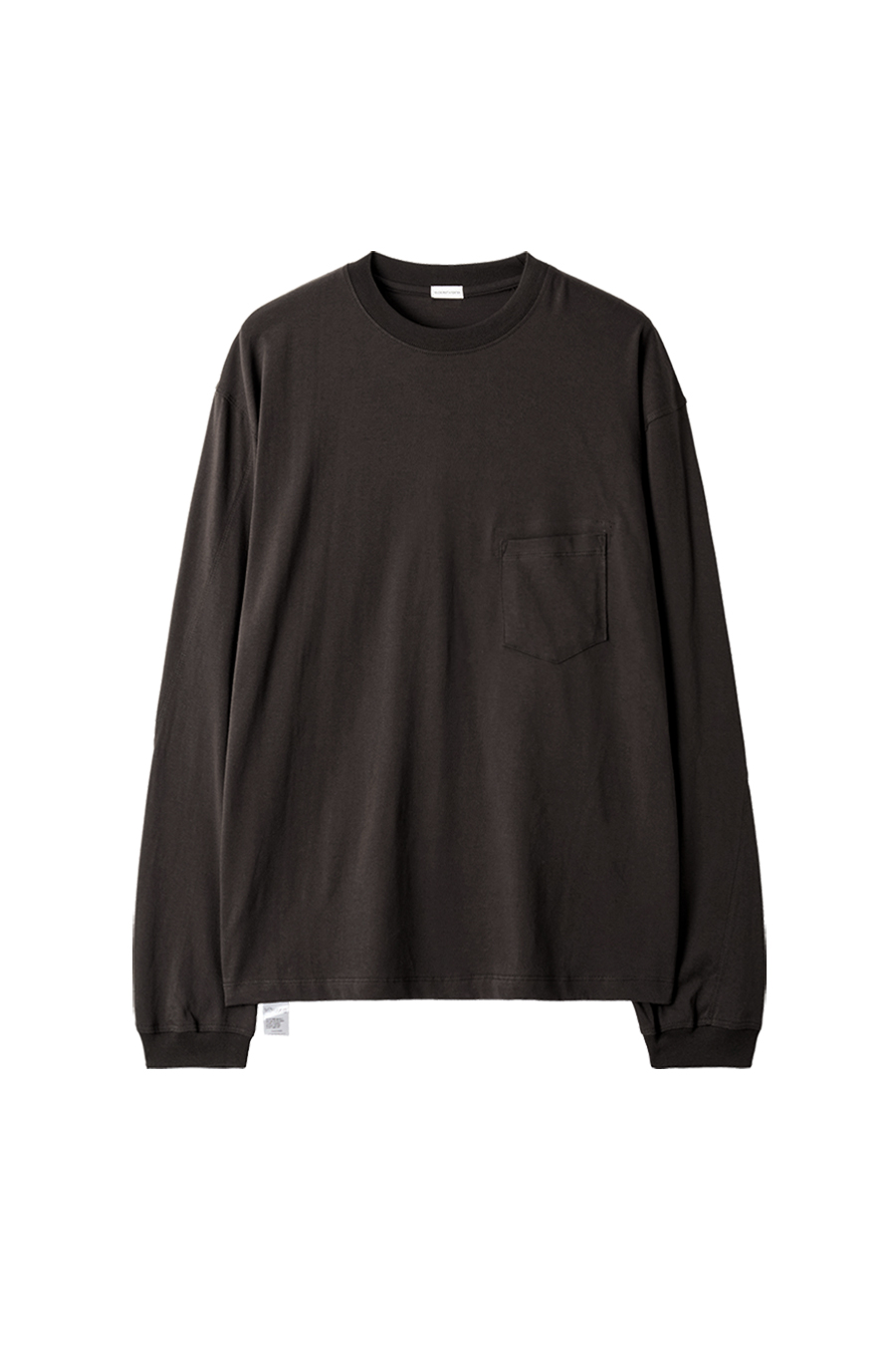 SI SLANT LONG SLEEVE TEE Earth Brown