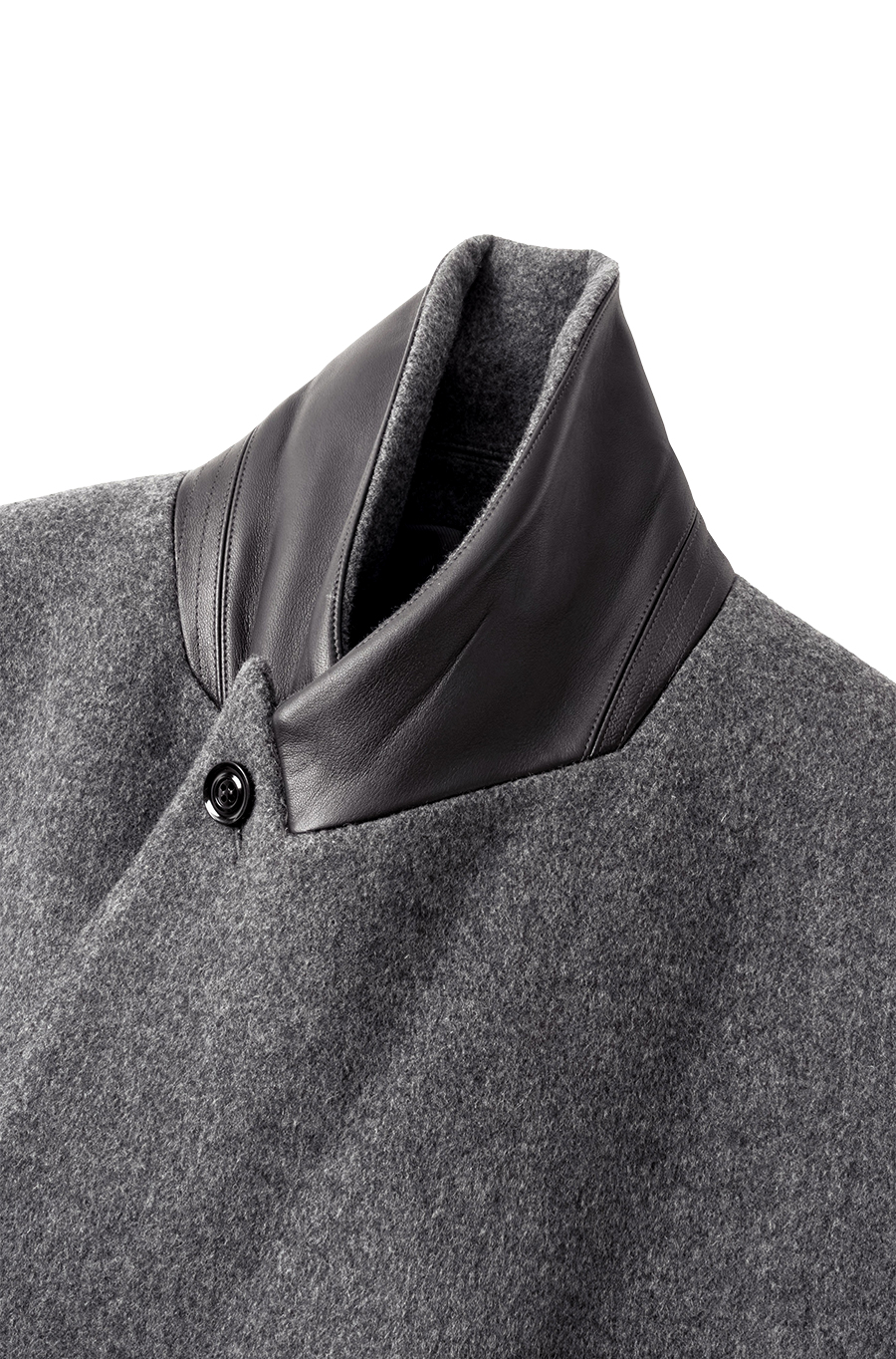 SI DOUBLE BRESTED COAT Charcoal Melange [예약배송 10.07]