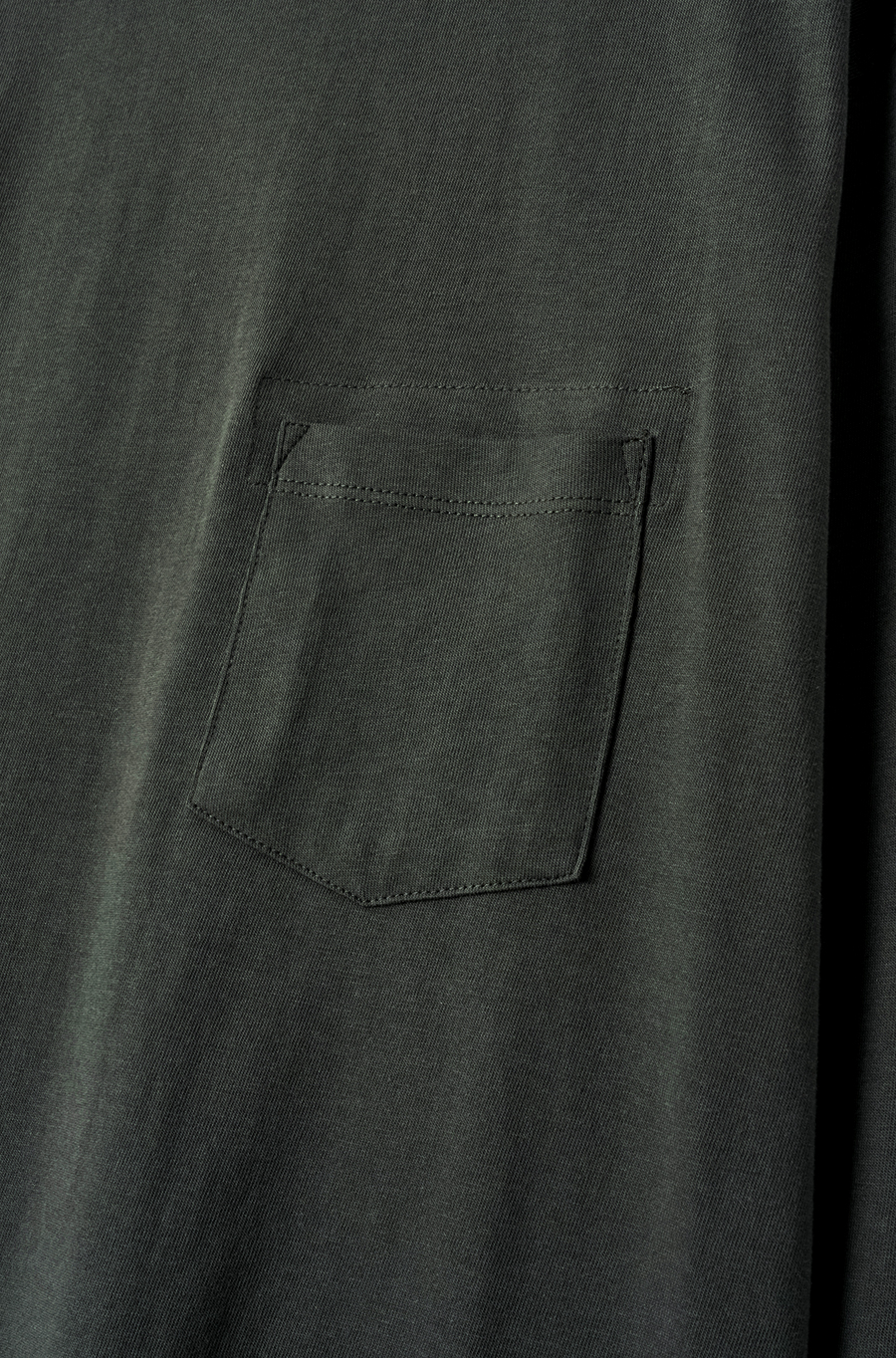 SI SLANT LONG SLEEVE TEE Moss Green