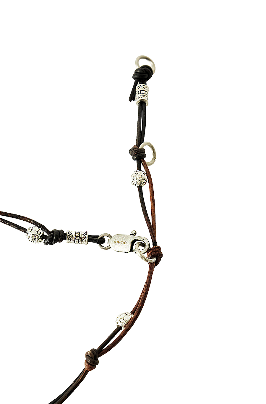 SI NODE NECKLACE 001 Vintage Brown