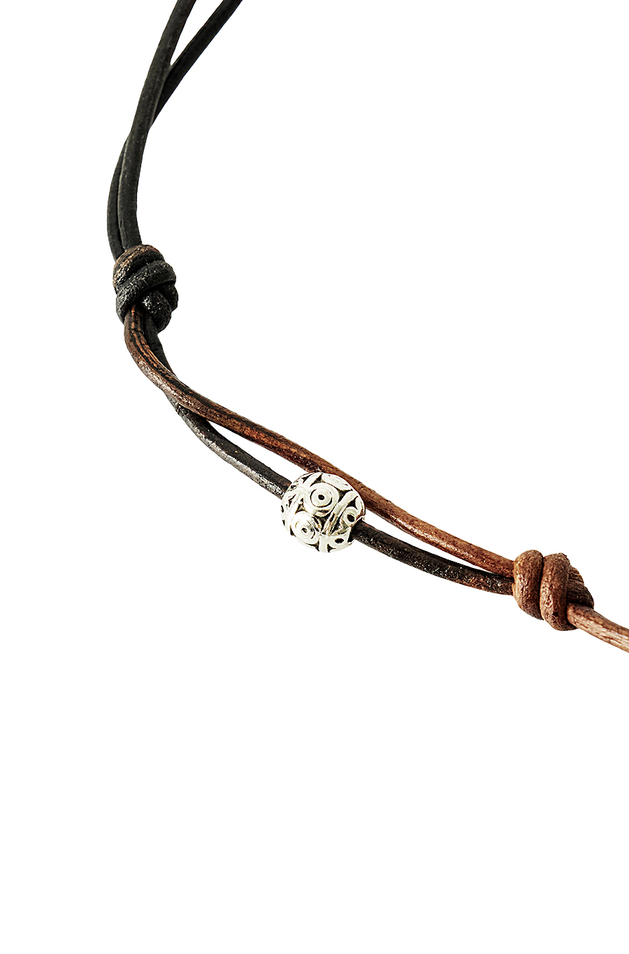SI NODE NECKLACE 001 Vintage Brown