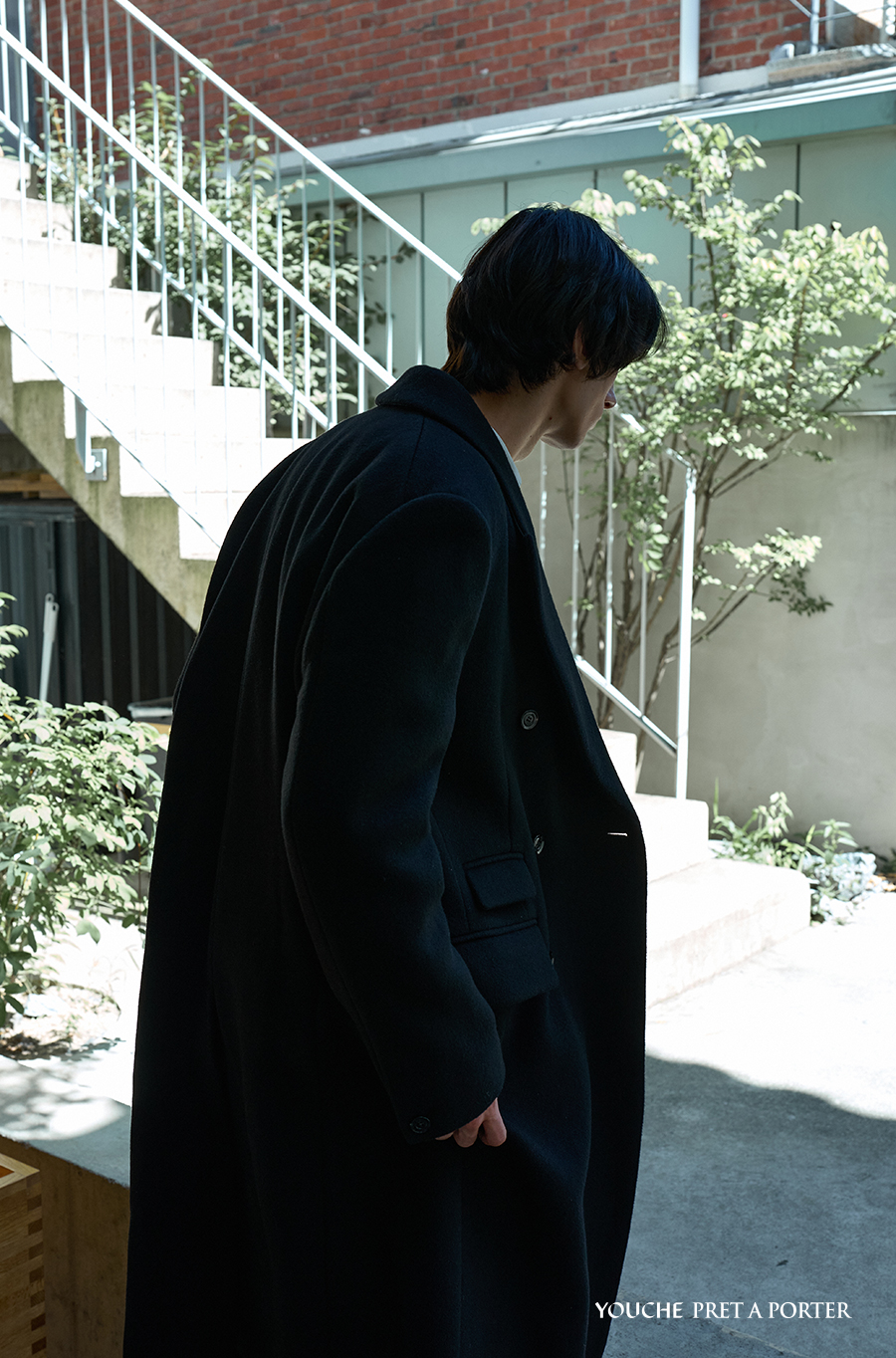 SI DOUBLE BRESTED COAT Black [예약배송 10.06]