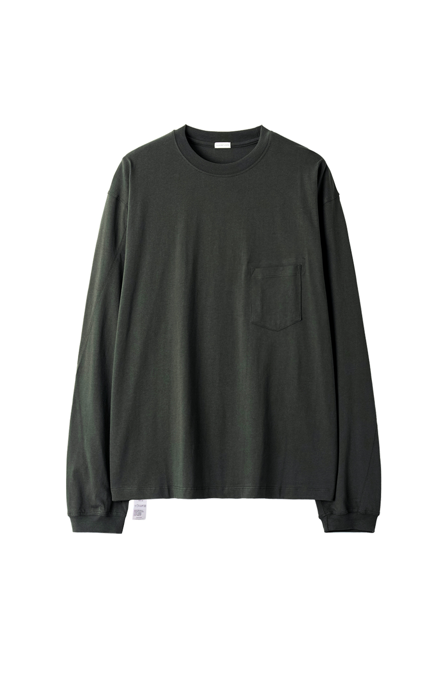 SI SLANT LONG SLEEVE TEE Moss Green