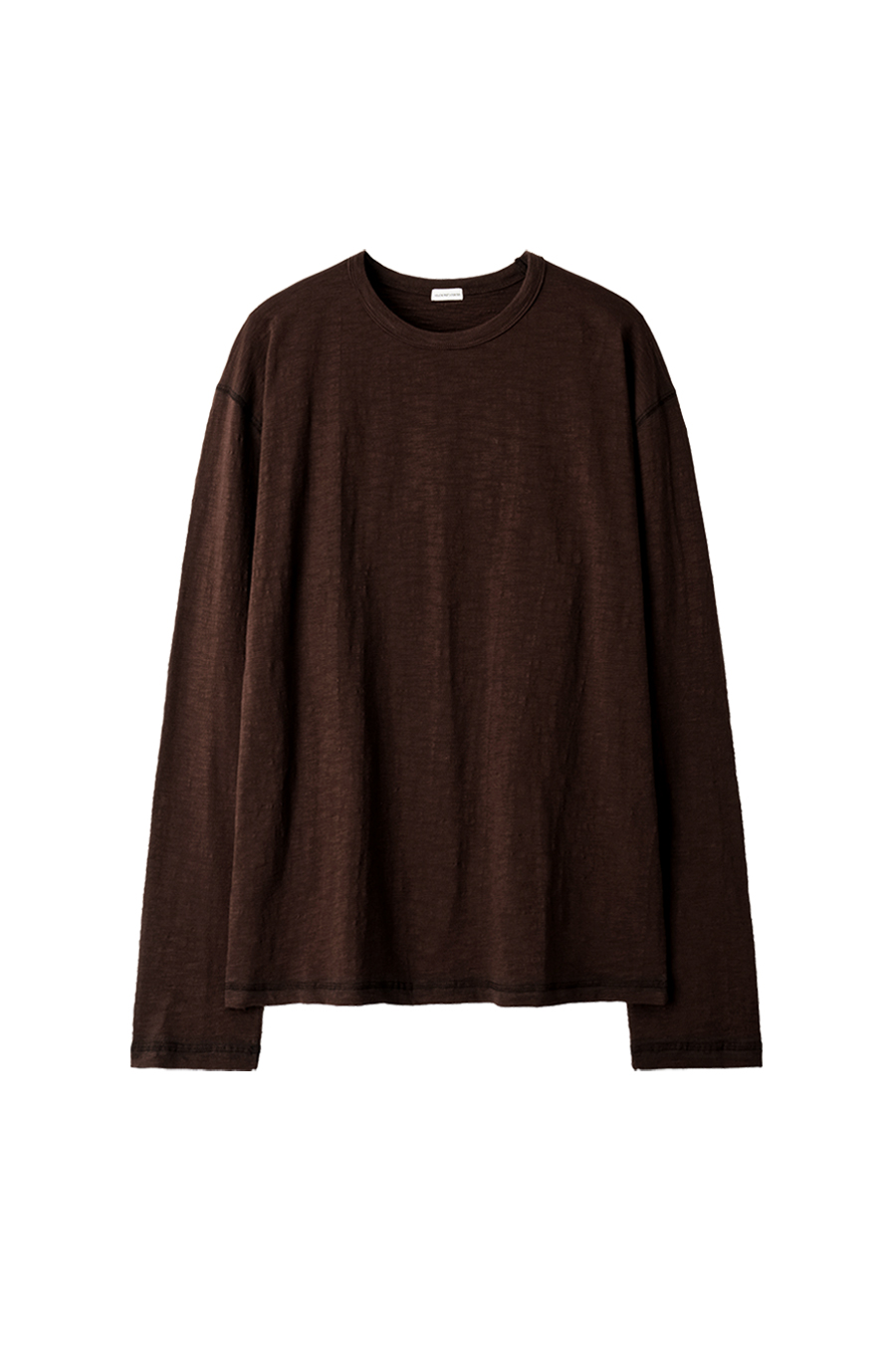 SI TRACE SLUB LONG SLEEVE TEE Umber Brown