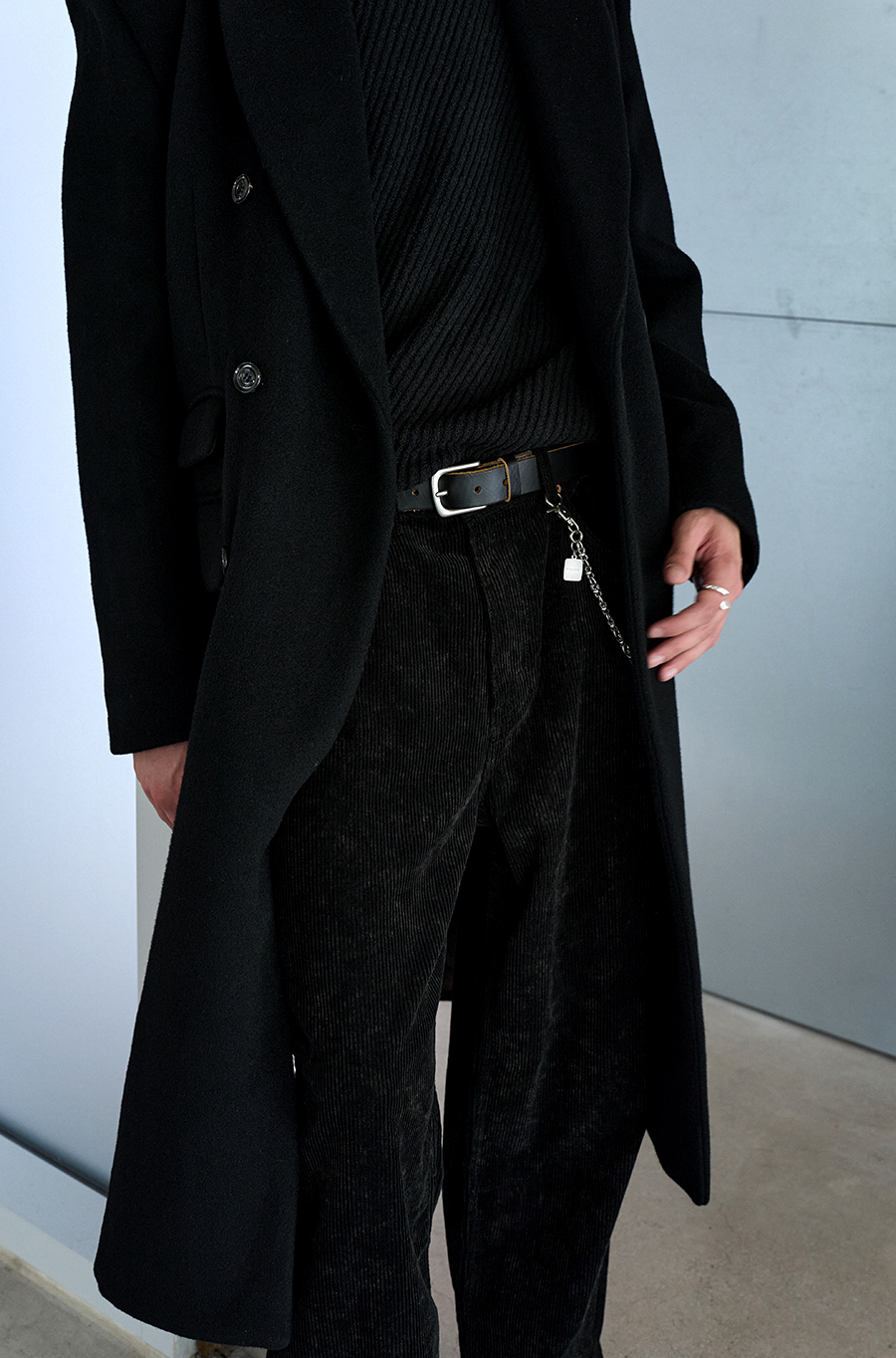 SI DISCHARGE CORDUROY PANTS Faded Black [예약배송 10.06]