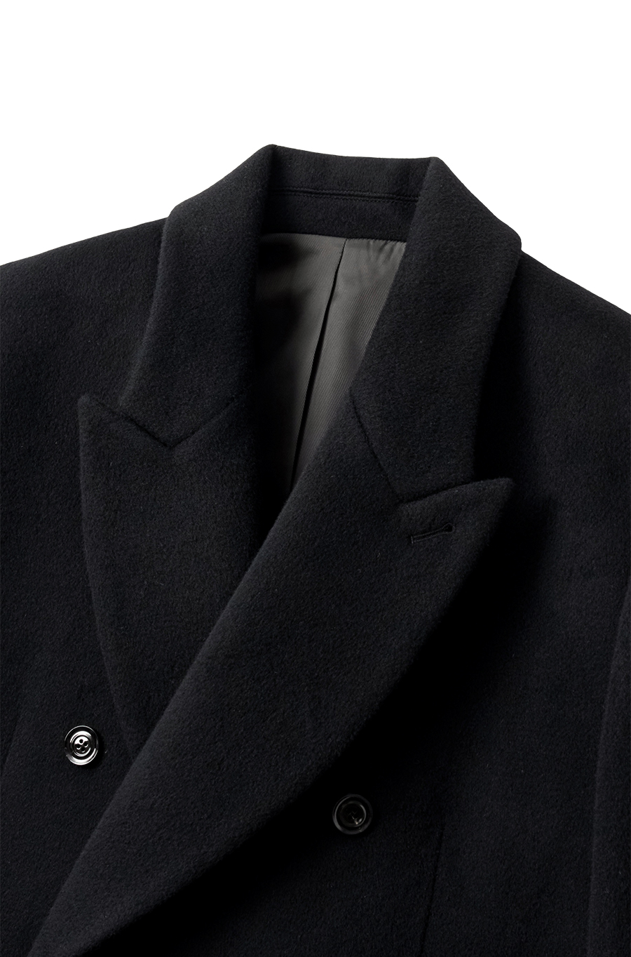 SI DOUBLE BRESTED COAT Black [예약배송 10.06]