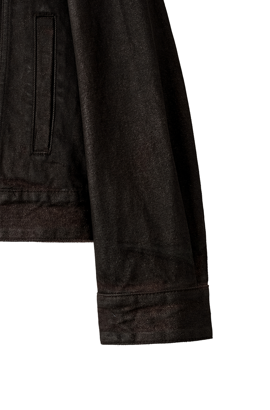 SI HAND COATED TRUCKER JACKET Burnt Black [09.10 예약배송]
