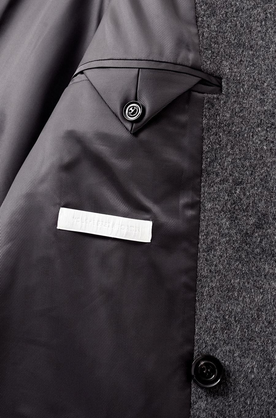 SI DOUBLE BRESTED COAT Charcoal Melange [예약배송 10.07]