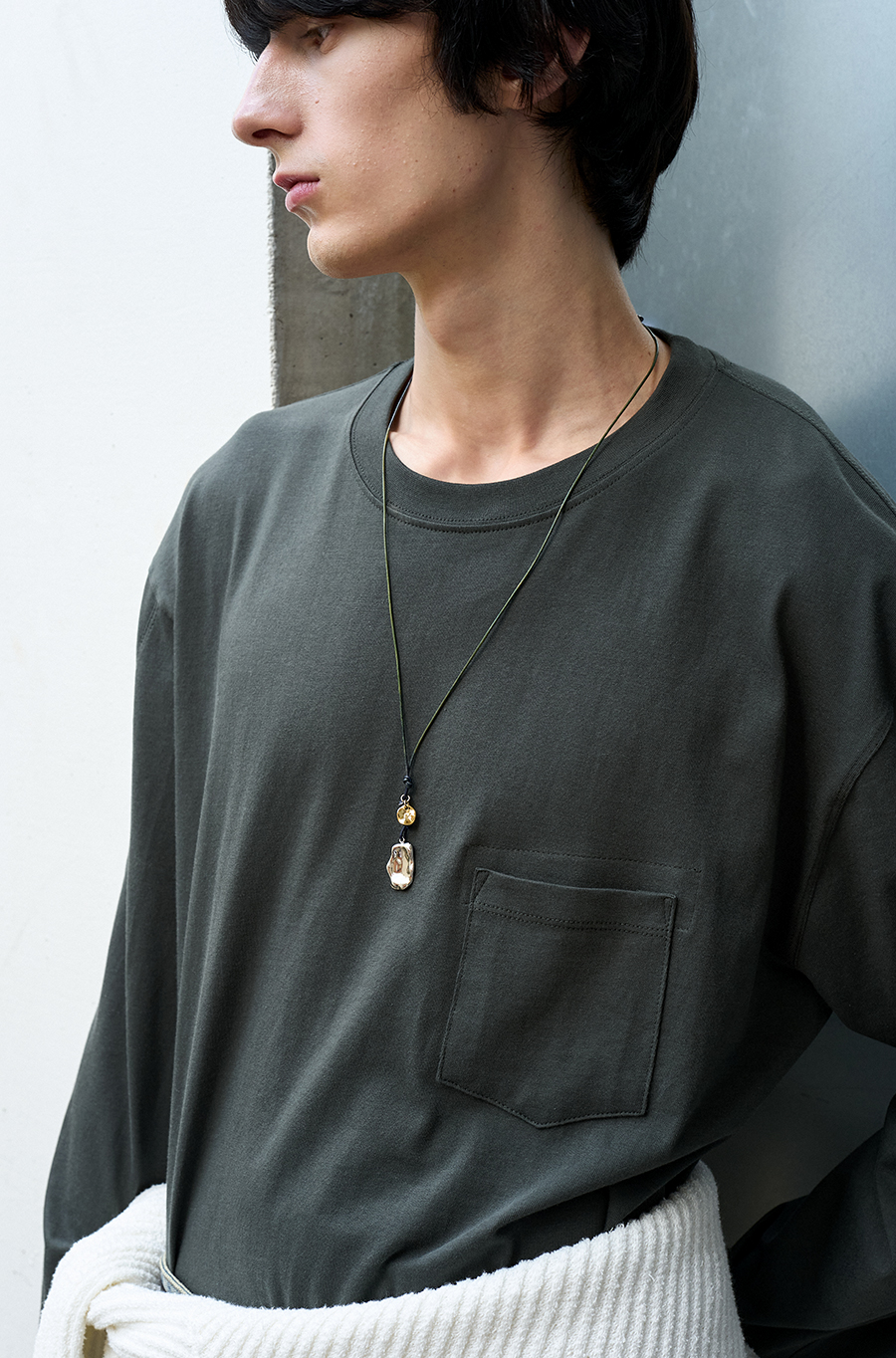 SI RELIC NECKLACE 002 Moss Green