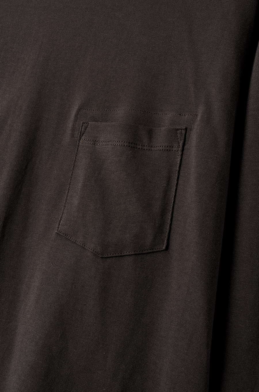 SI SLANT LONG SLEEVE TEE Earth Brown