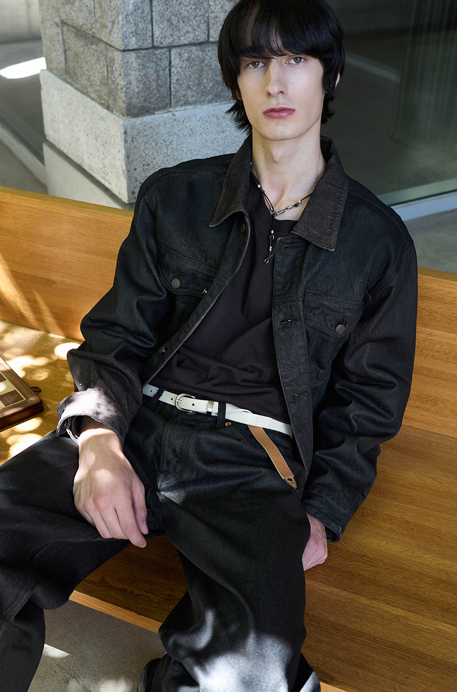 SI NODE NECKLACE 001 Vintage Brown