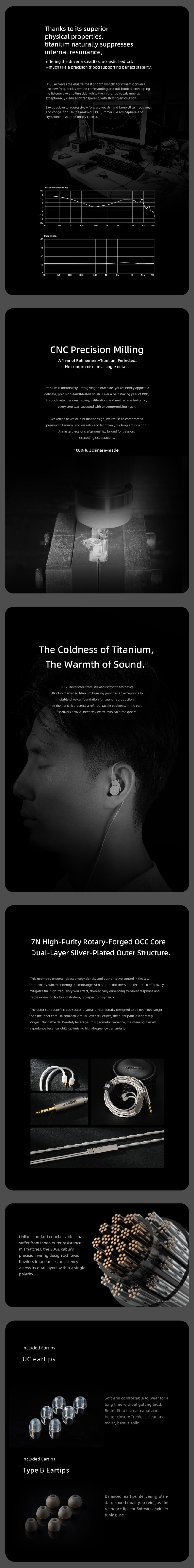 [SOFTEARS] 소프트이어스 LS 엣지 대구경 11mm 1DD 티타늄 플래그쉽