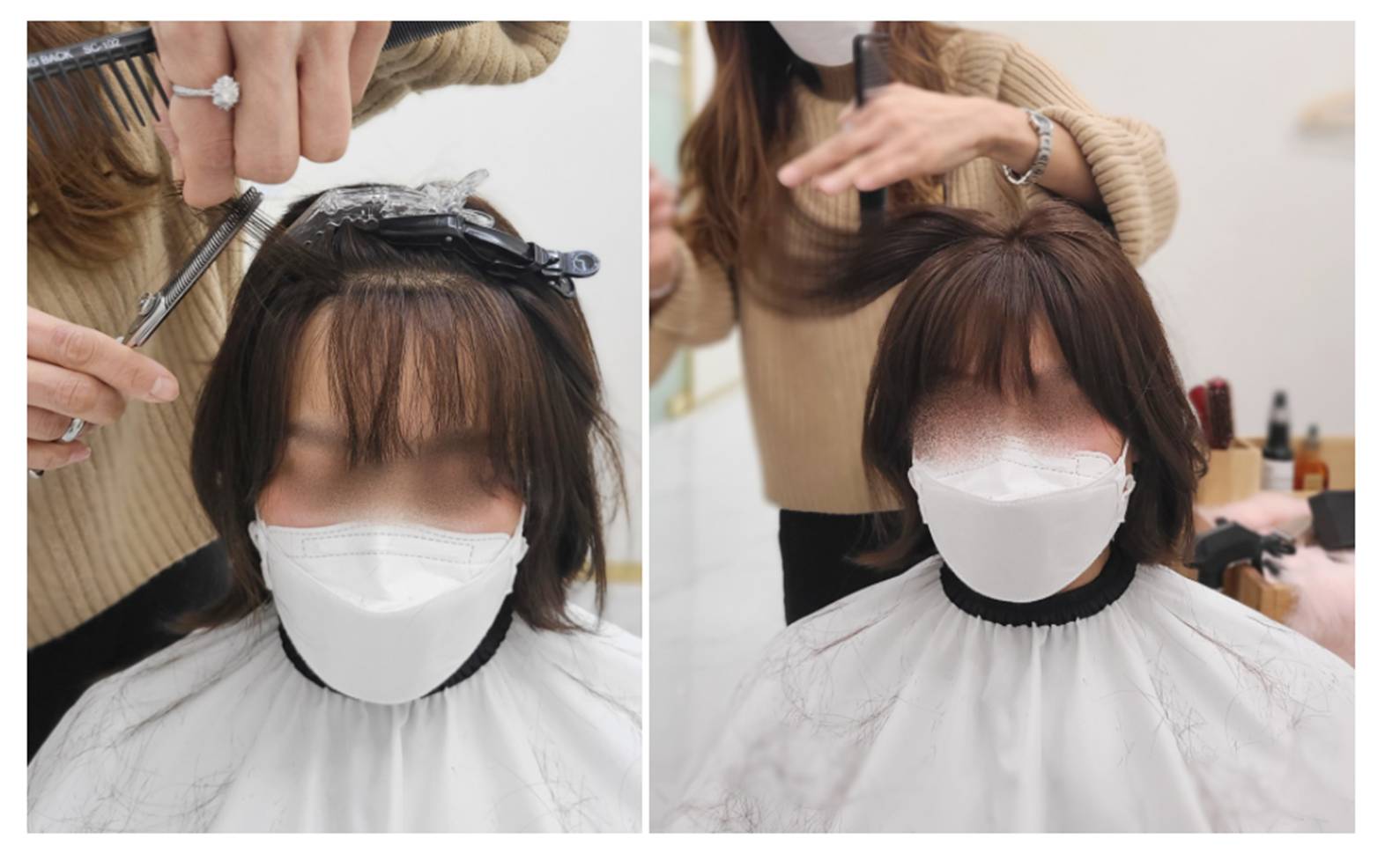 당일 착용 가능한 여성용 항암 가발