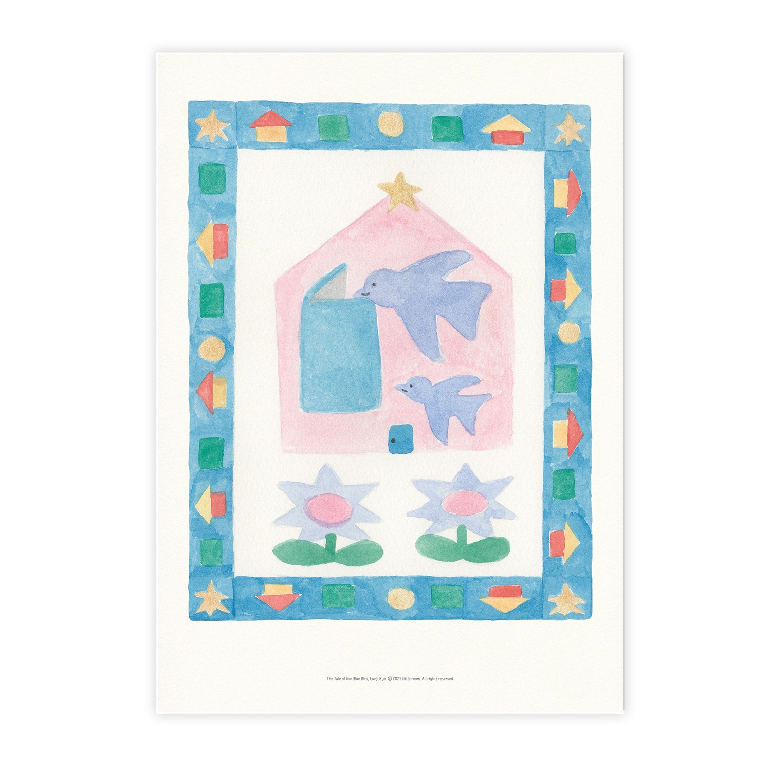 The Tale of the Blue Bird A3 Poster