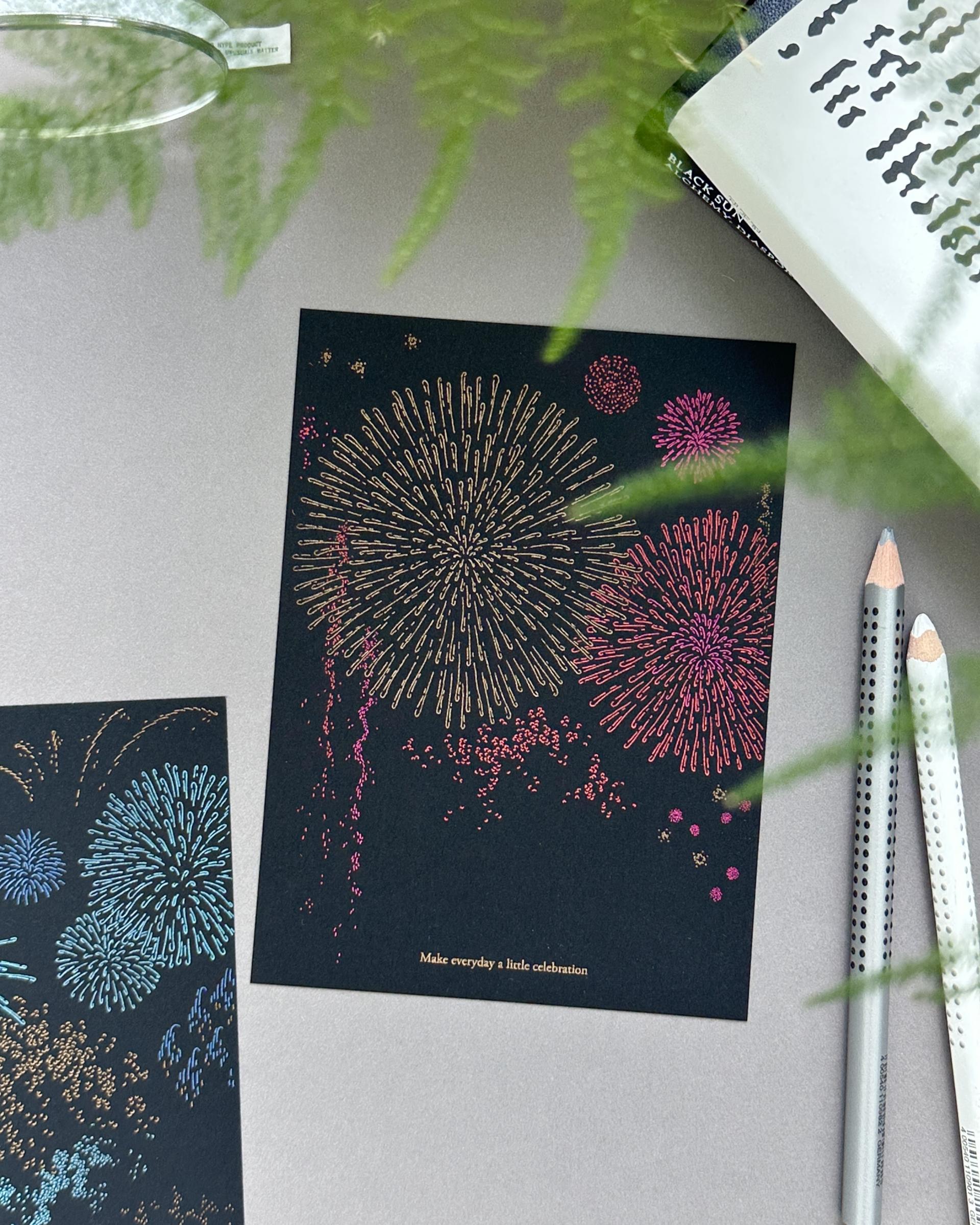 Fireworks Postcard 2종