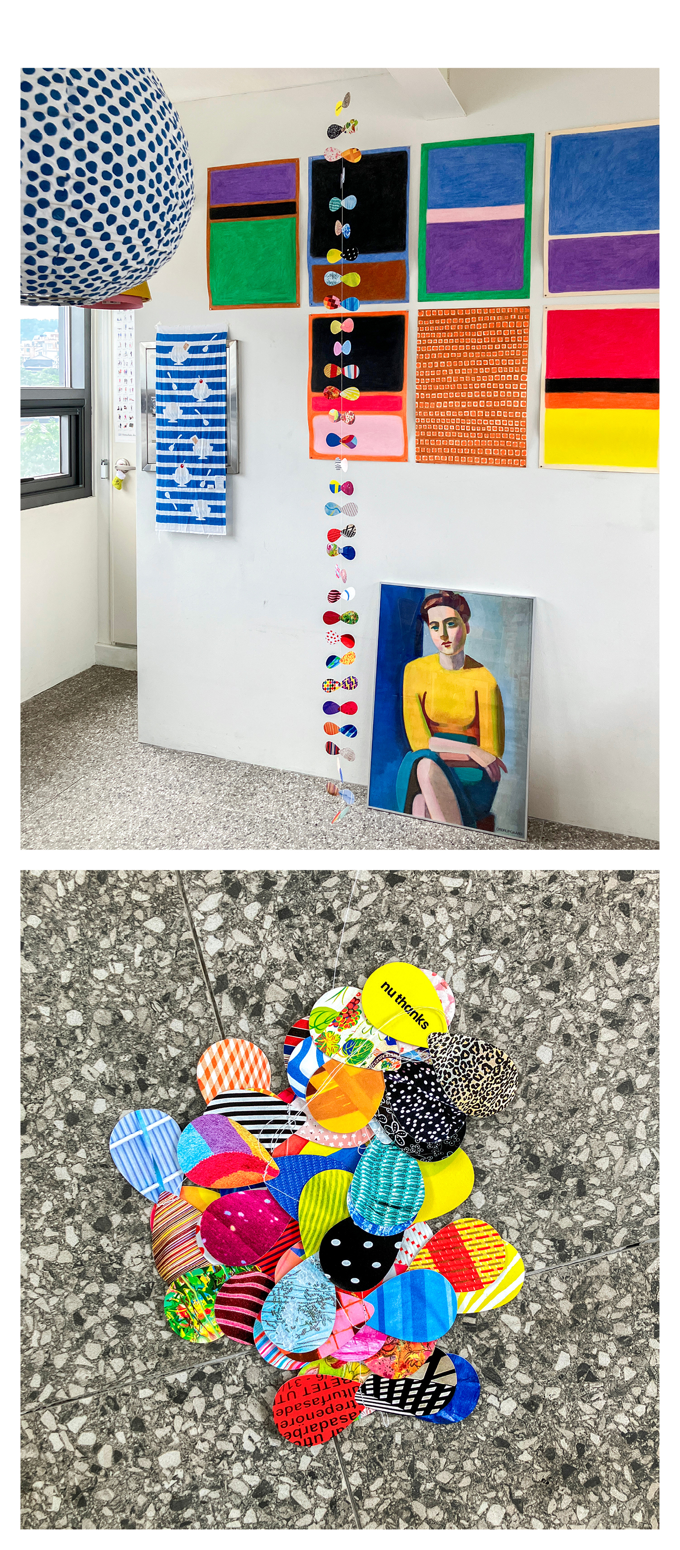 Pieces of pattern 종이모빌
