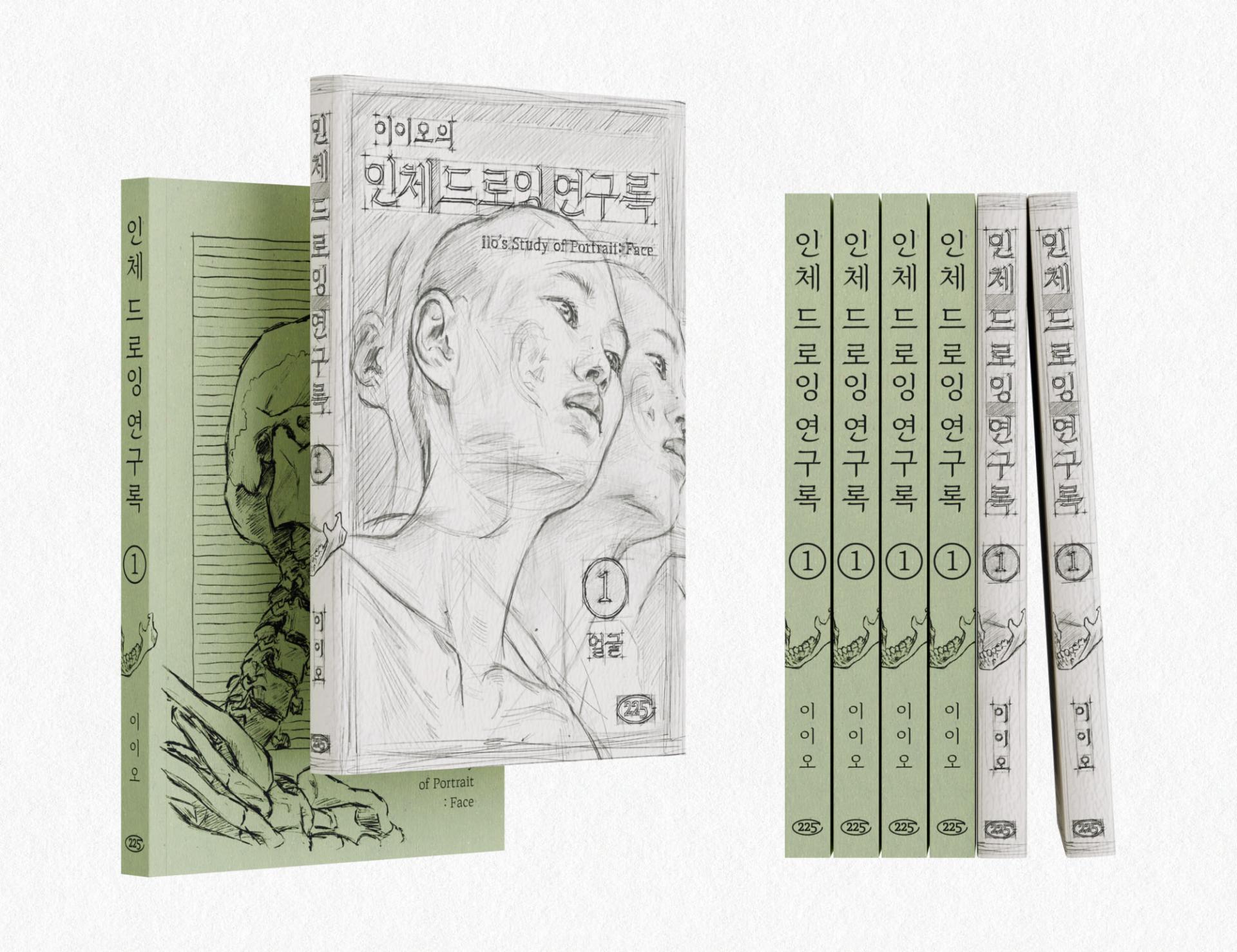이이오의 인체 드로잉 연구록 1: 얼굴