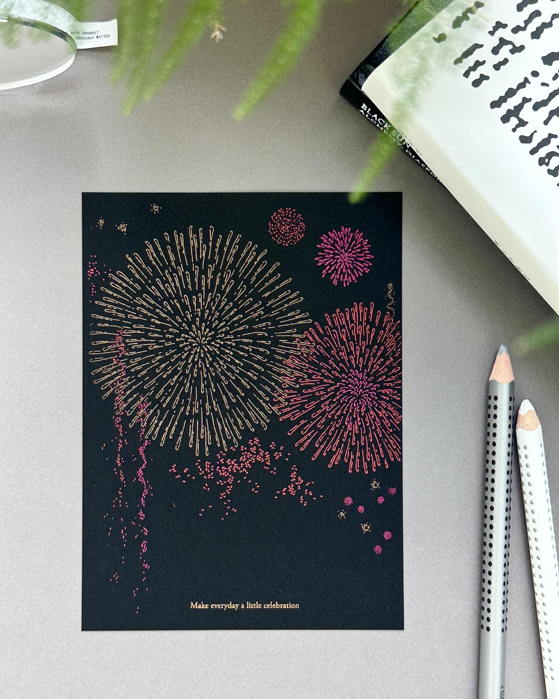 Fireworks Postcard 2종