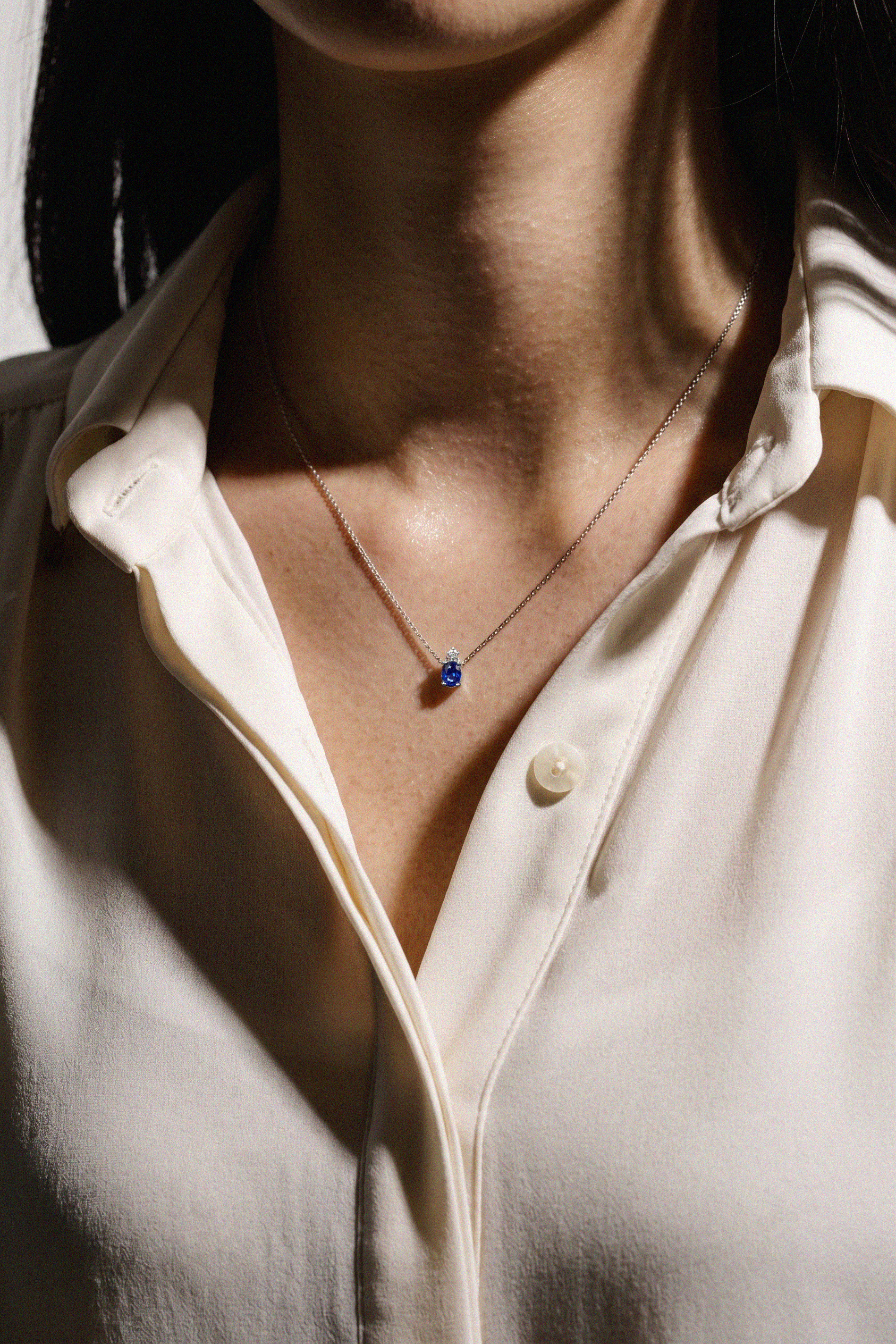 SOVEREIGN BLUE NECKLACE 925