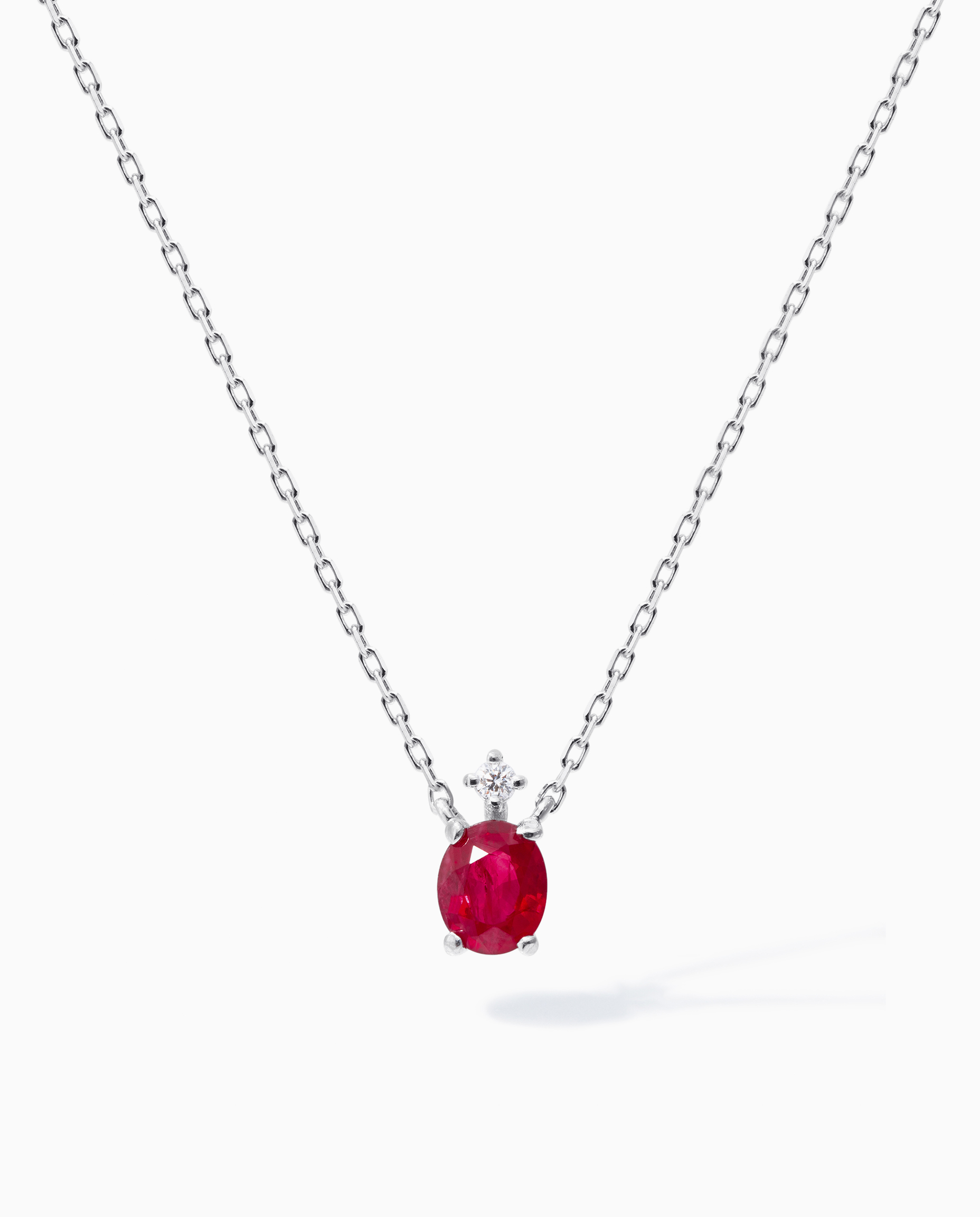 SOVEREIGN RUBY NECKLACE 14K 18K