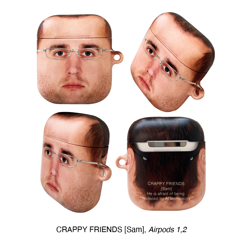[CRAPPYROOM] CRAPPY FRIENDS [SAM] AIRPODS CASE - CRAPPYROOM | 리켓