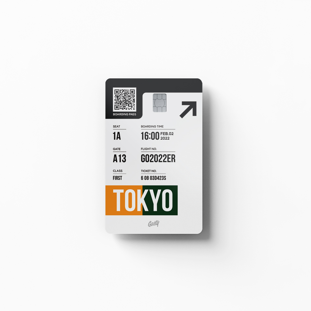 도쿄(Tokyo) 카드 커버 스티커 상세 이미지 1