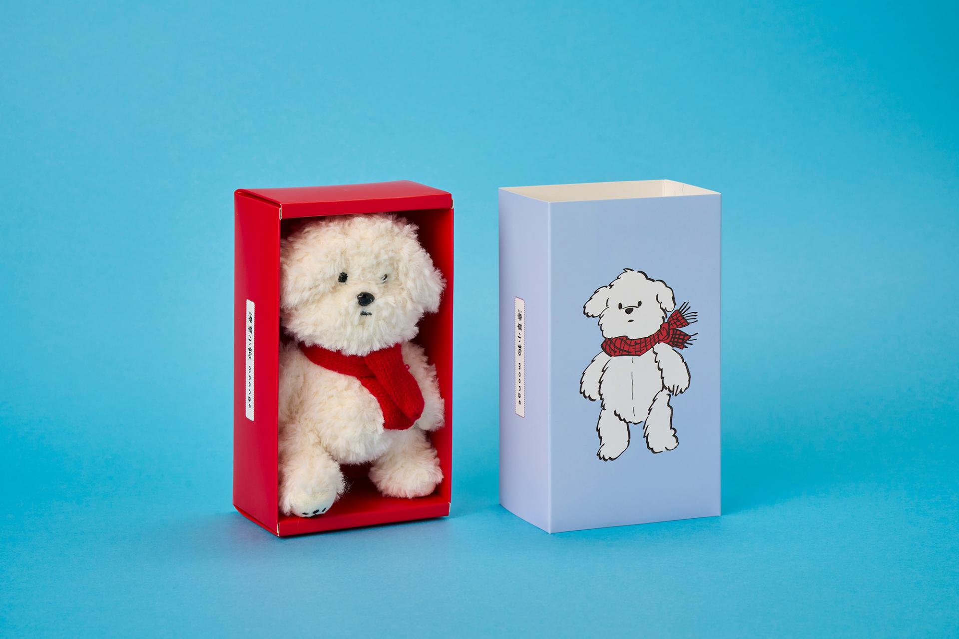 YEYE-Moonge plush toy-Red Scarf