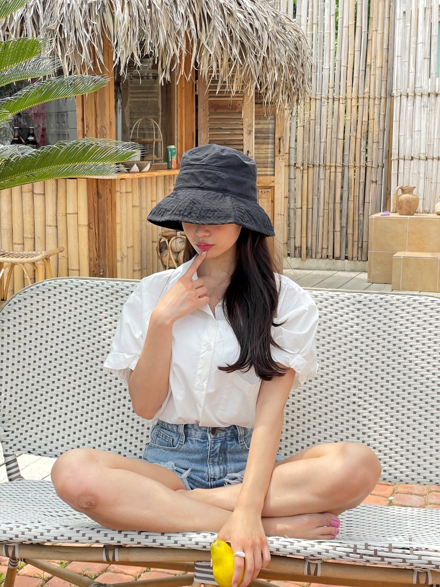 [☀2개 묶음 할인☀/당일출고] 여름 버킷햇 벙거지 자외선차단 캠핑 비치 휴양지 여행 서핑 모자 no.47 상세 이미지 25