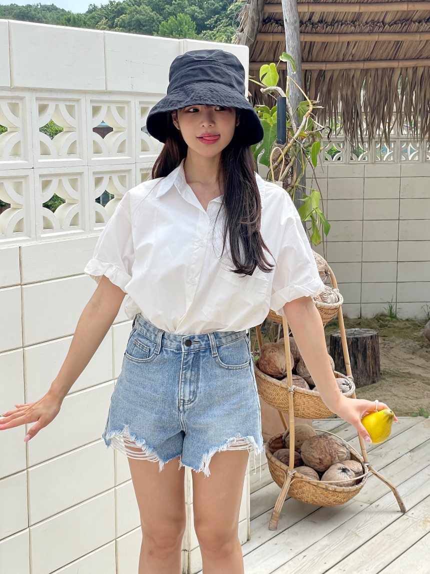[☀2개 묶음 할인☀/당일출고] 여름 버킷햇 벙거지 자외선차단 캠핑 비치 휴양지 여행 서핑 모자 no.47 상세 이미지 21