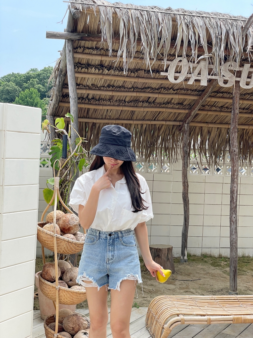 [☀2개 묶음 할인☀/당일출고] 여름 버킷햇 벙거지 자외선차단 캠핑 비치 휴양지 여행 서핑 모자 no.47 상세 이미지 14