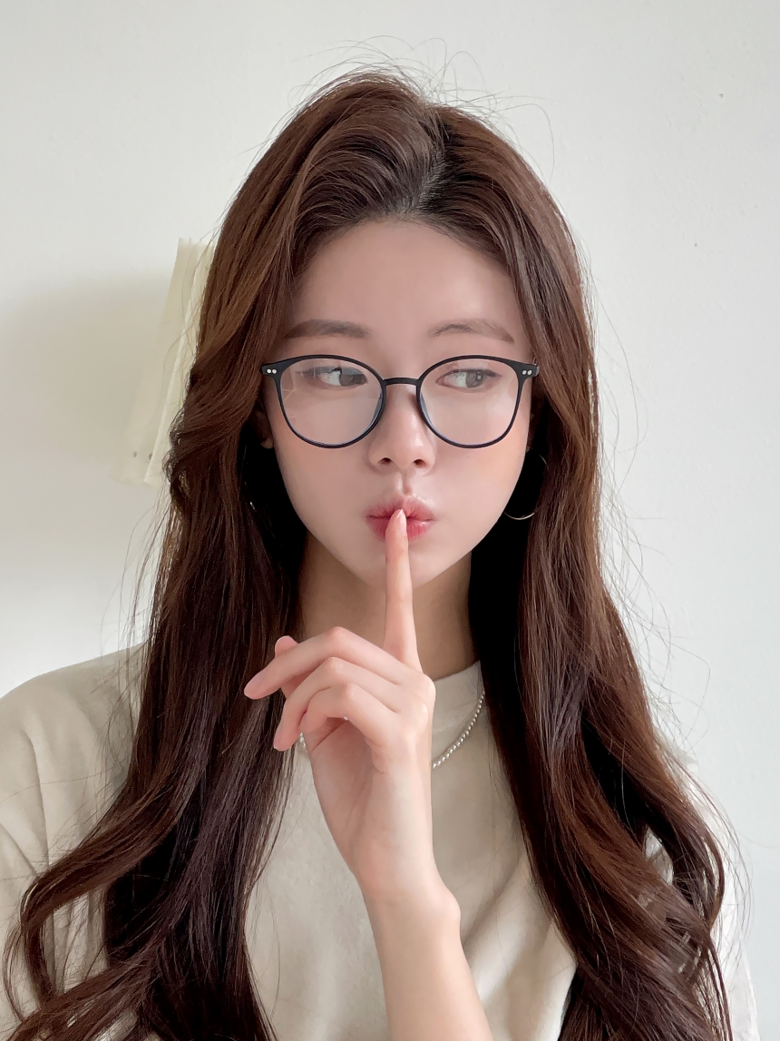 [오늘출발] 블루라이트 차단 투명 블랙 라운드 패션 뿔테 안경 안경테 no.24 상세 이미지 19