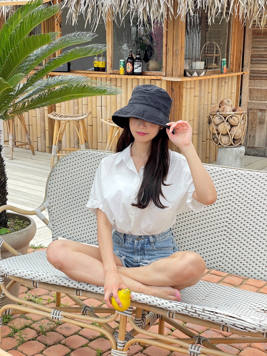 [☀2개 묶음 할인☀/당일출고] 여름 버킷햇 벙거지 자외선차단 캠핑 비치 휴양지 여행 서핑 모자 no.47 상세 이미지 22
