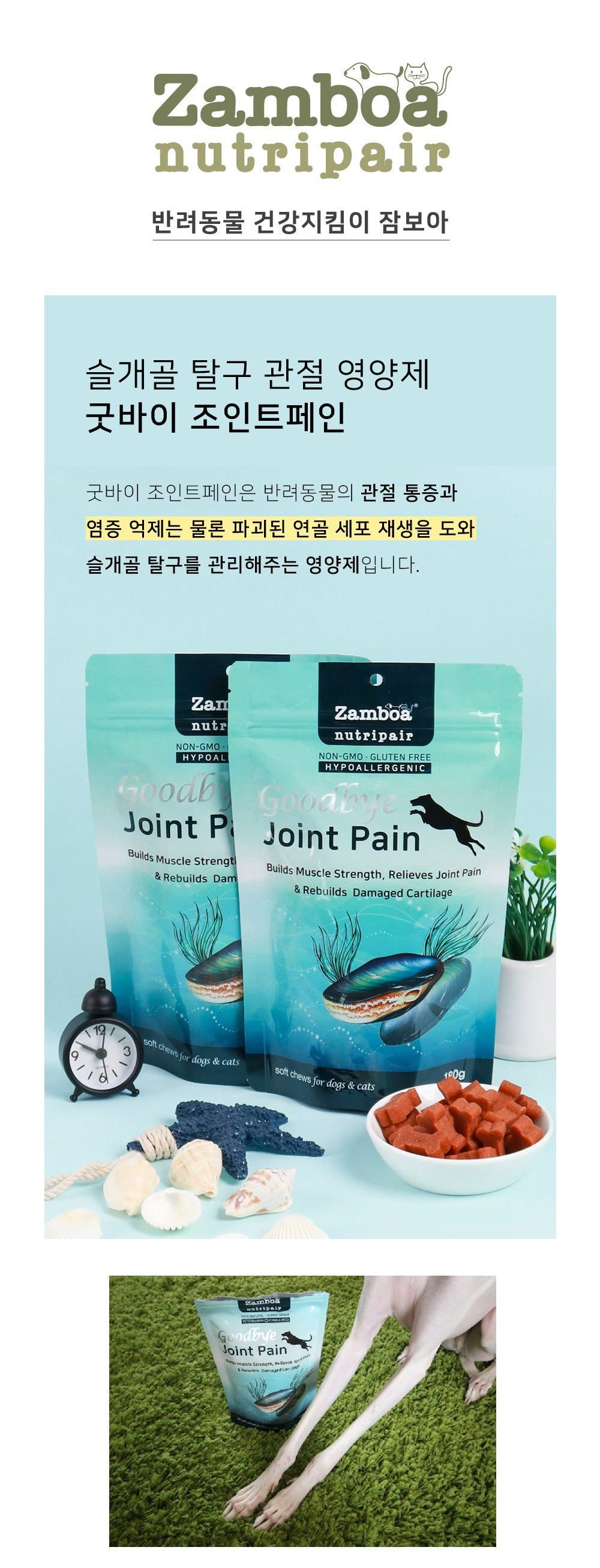 019 잠보아 조인트페인 영양간식 180g