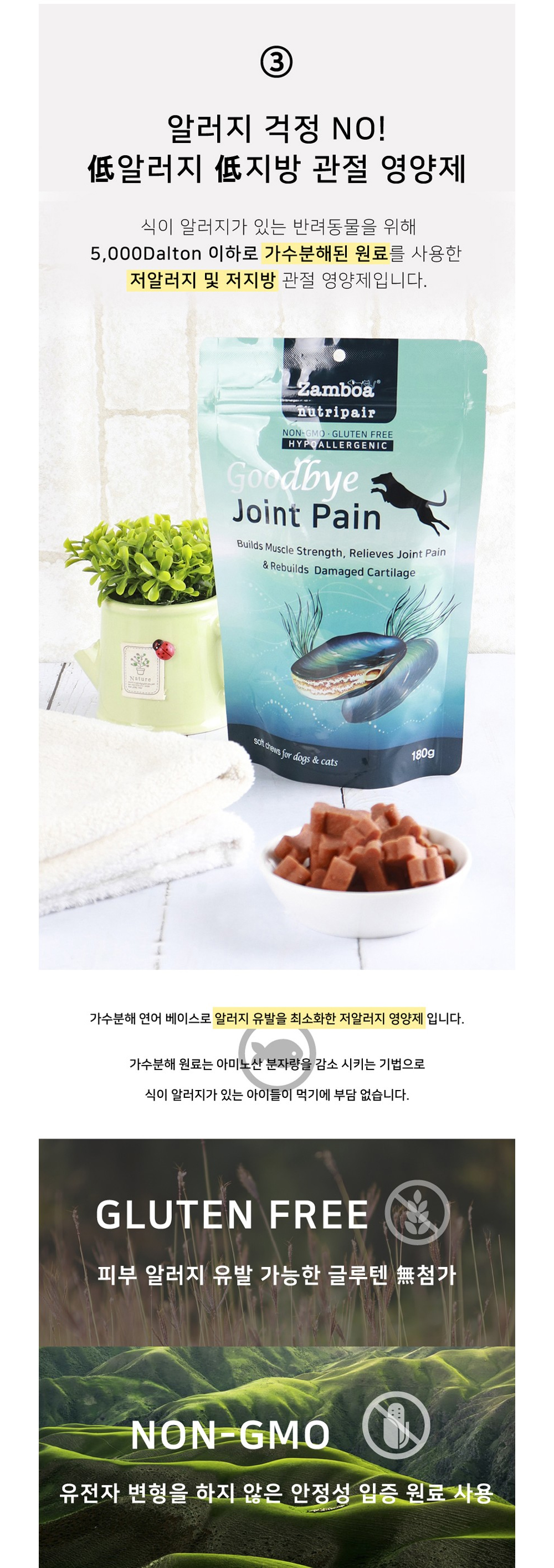 019 잠보아 조인트페인 영양간식 180g