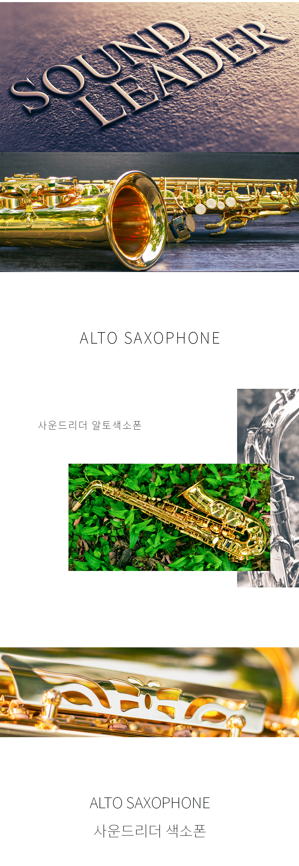 사운드리더 알토 색소폰 입문용 추천 SAXOPHONE