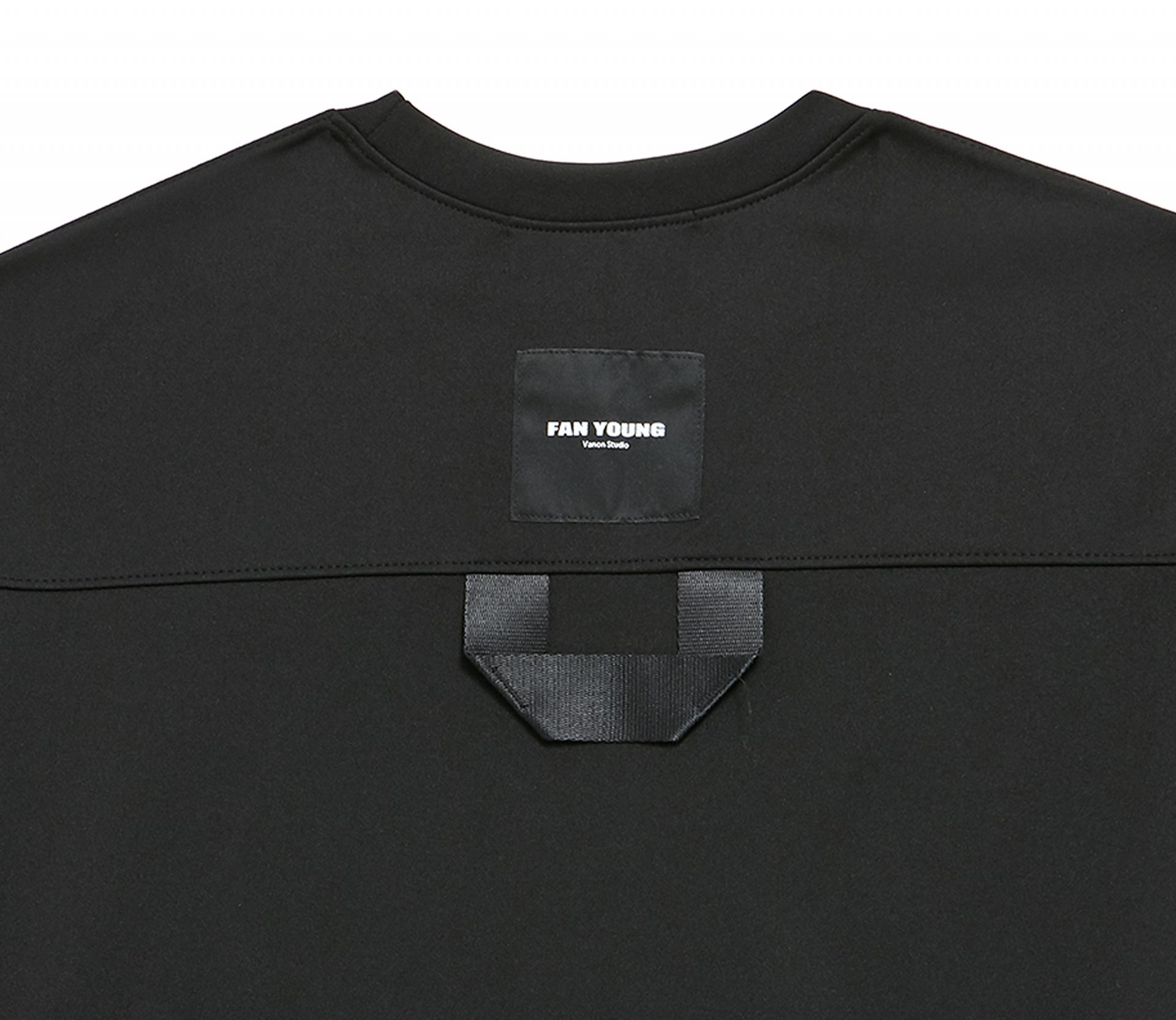 Dual Curve Overlay Top Black