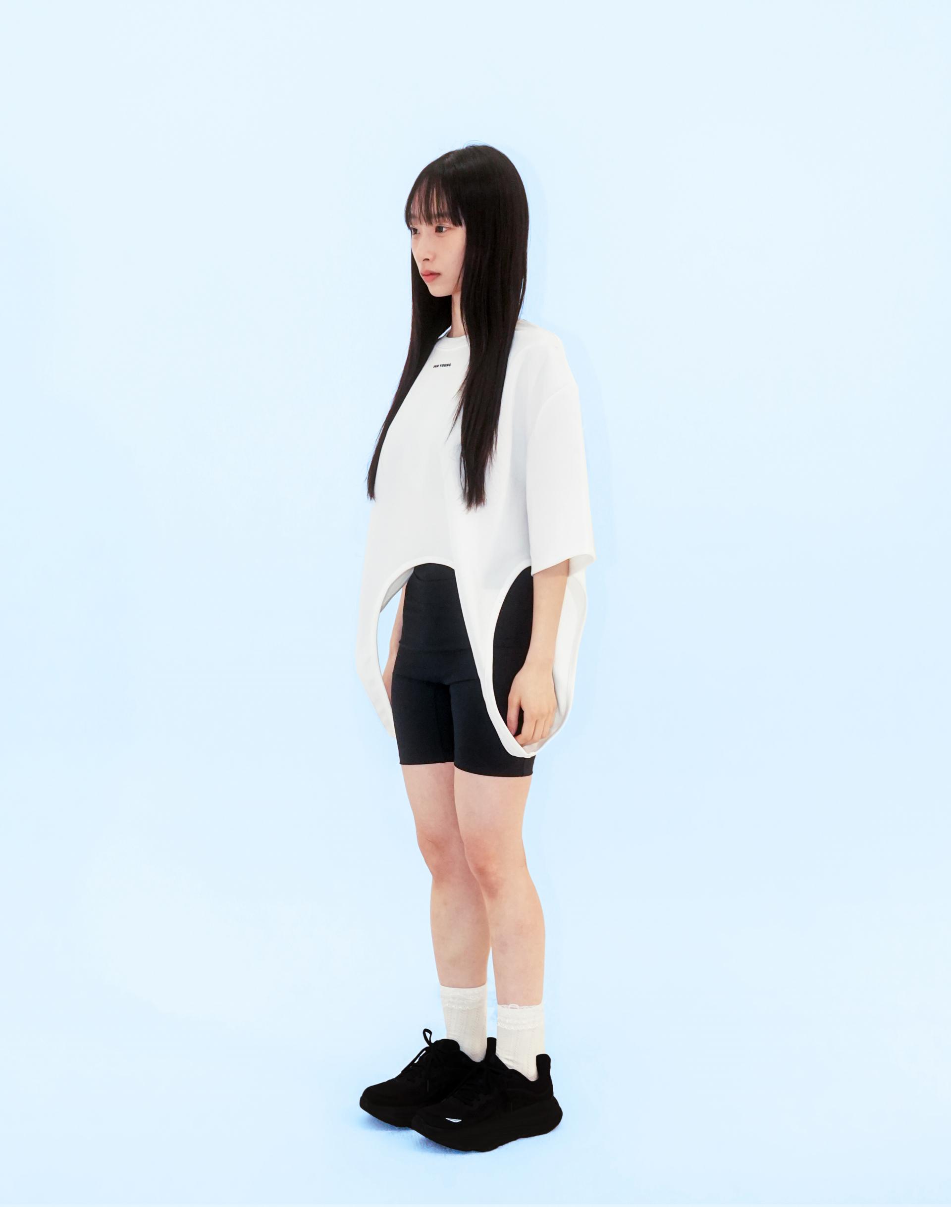 Dual Curve Overlay Top White