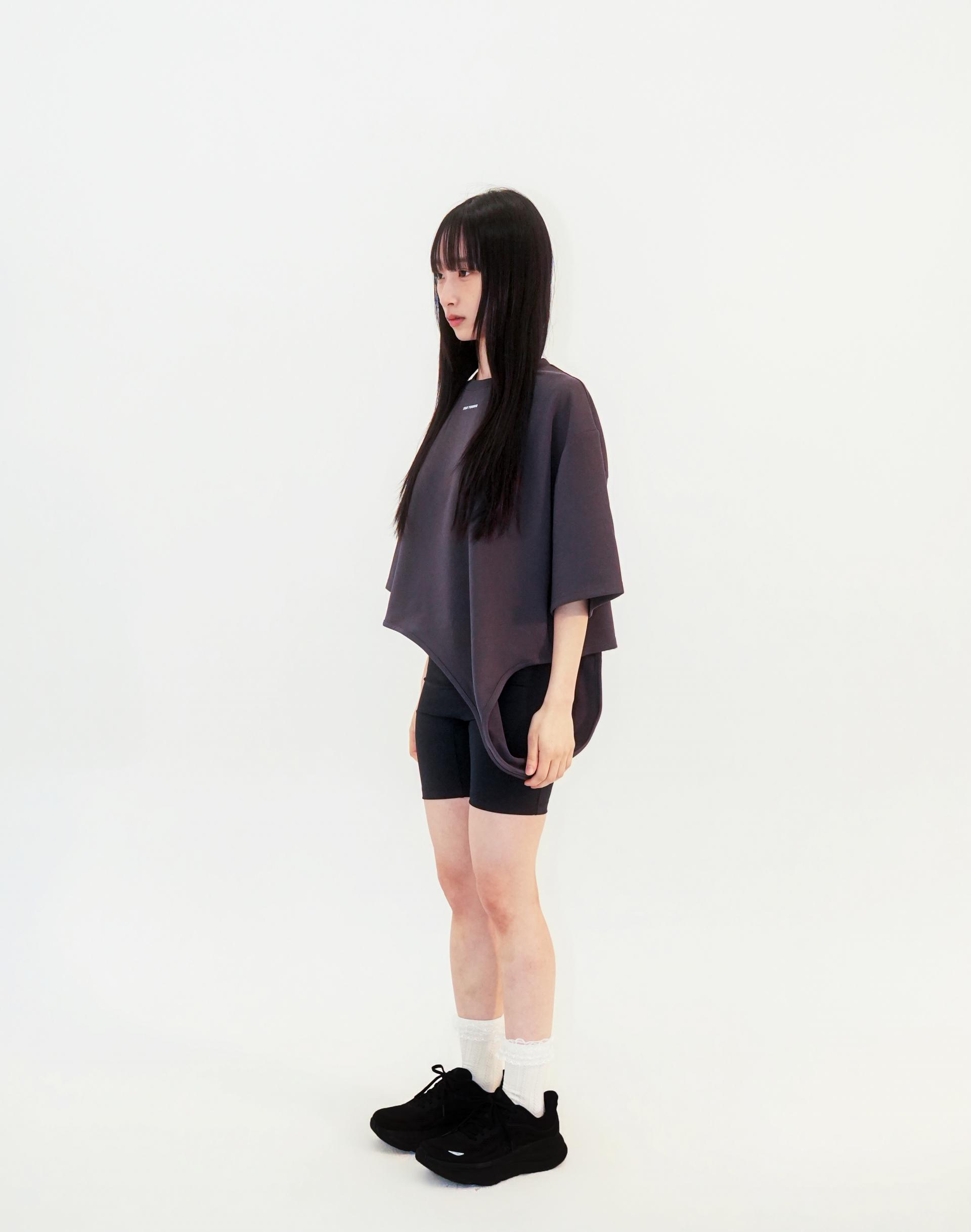 Curve Overlay Top Charcoal