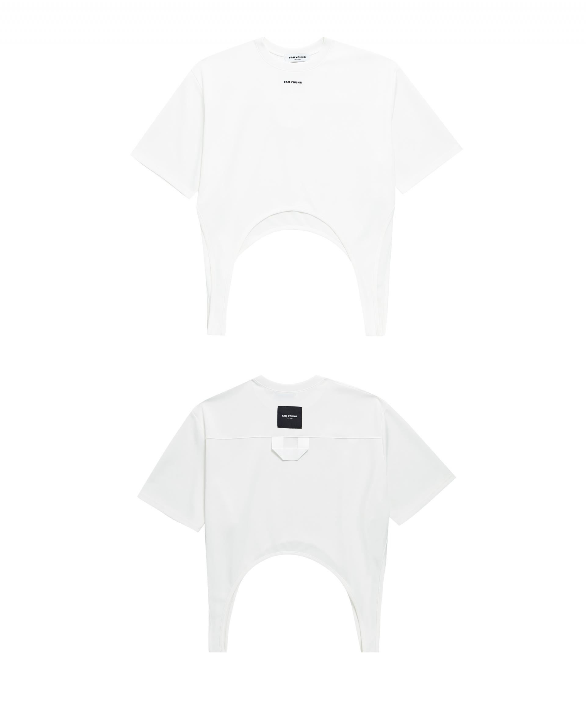 Dual Curve Overlay Top White