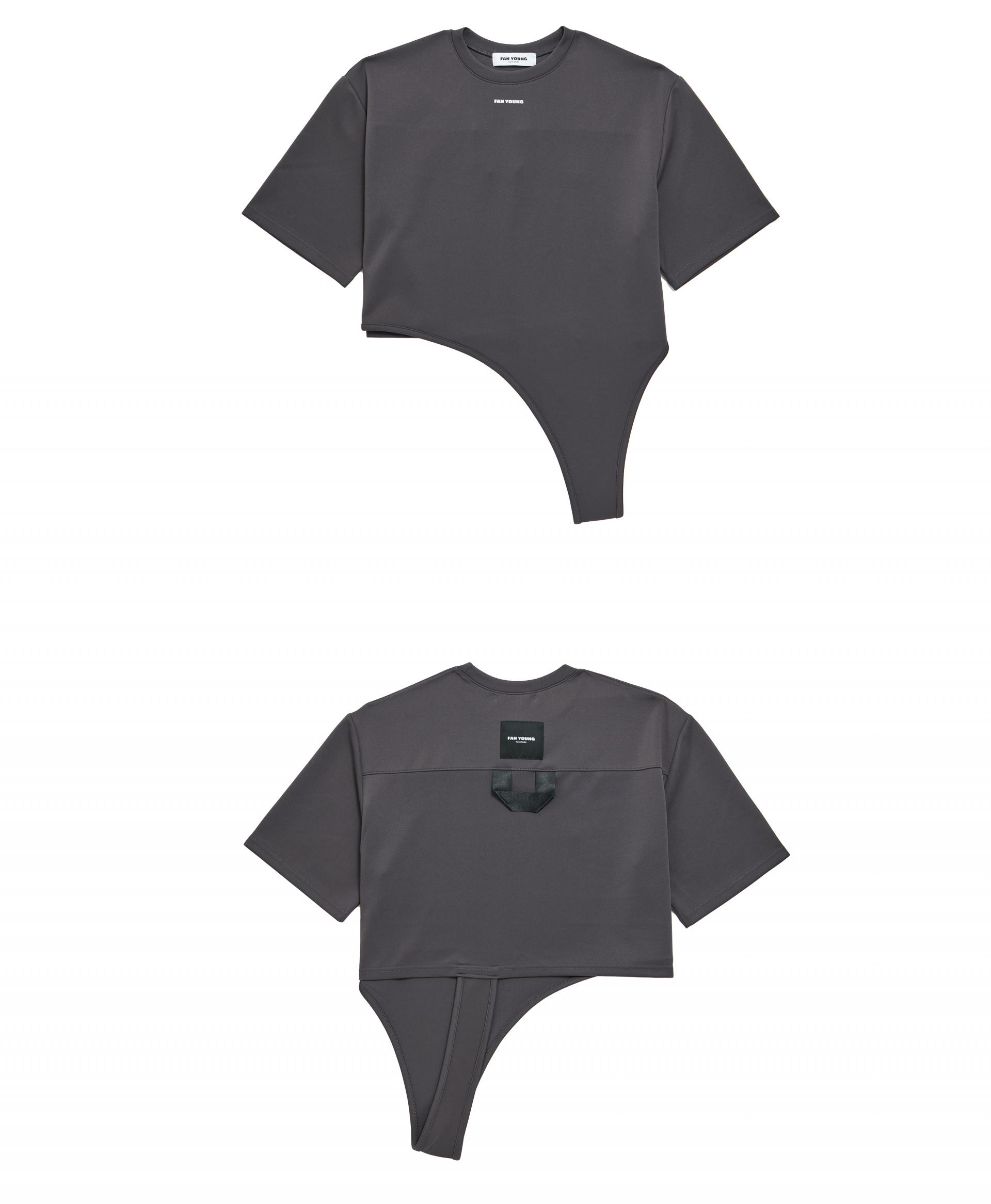 Curve Overlay Top Charcoal