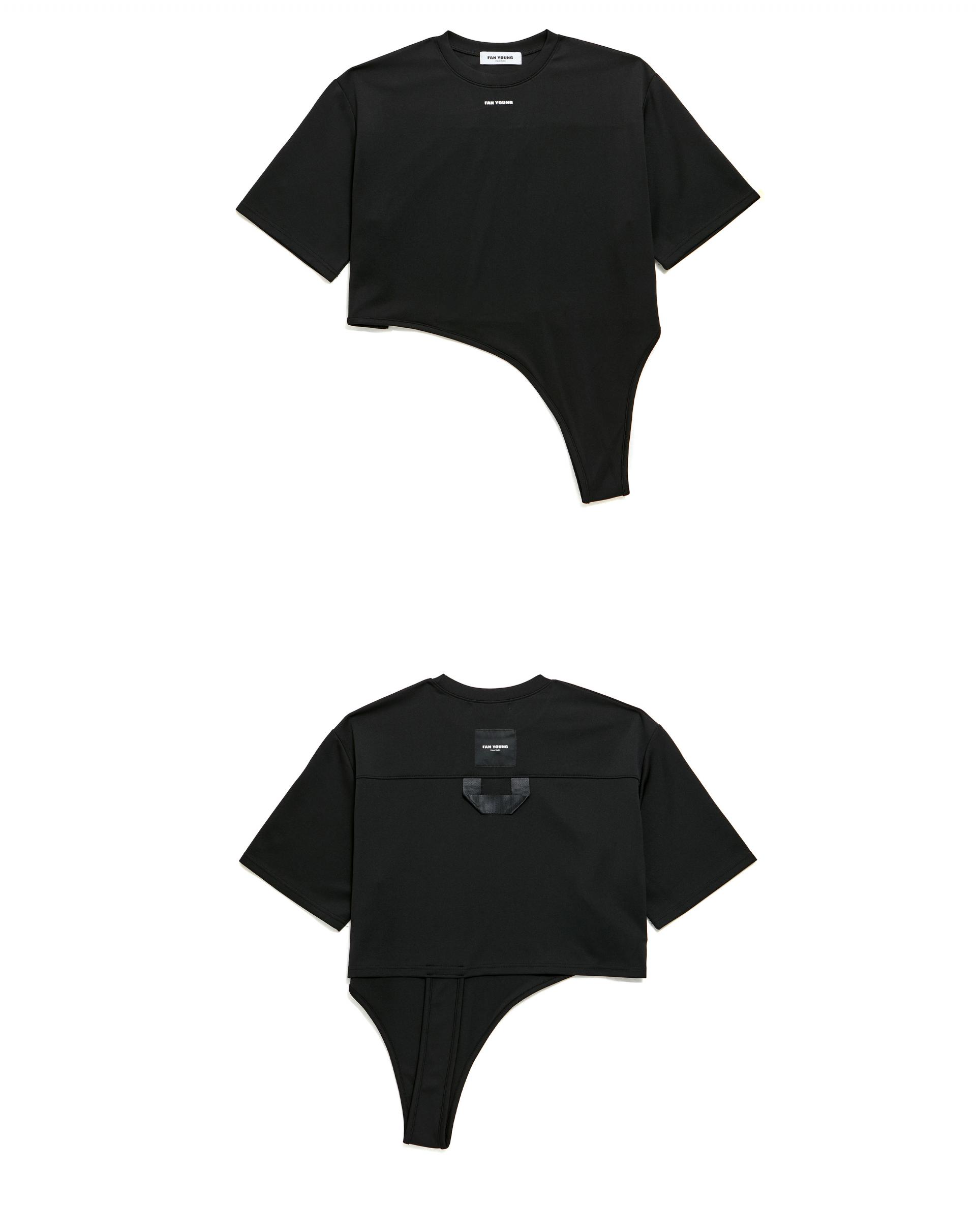 Curve Overlay Top Black