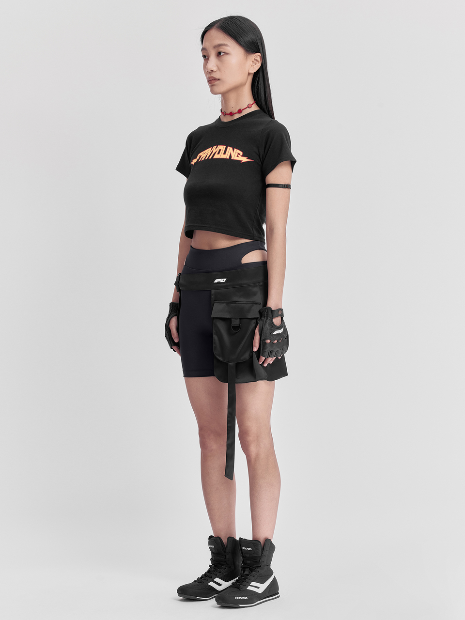 Cutout Bike Leggings