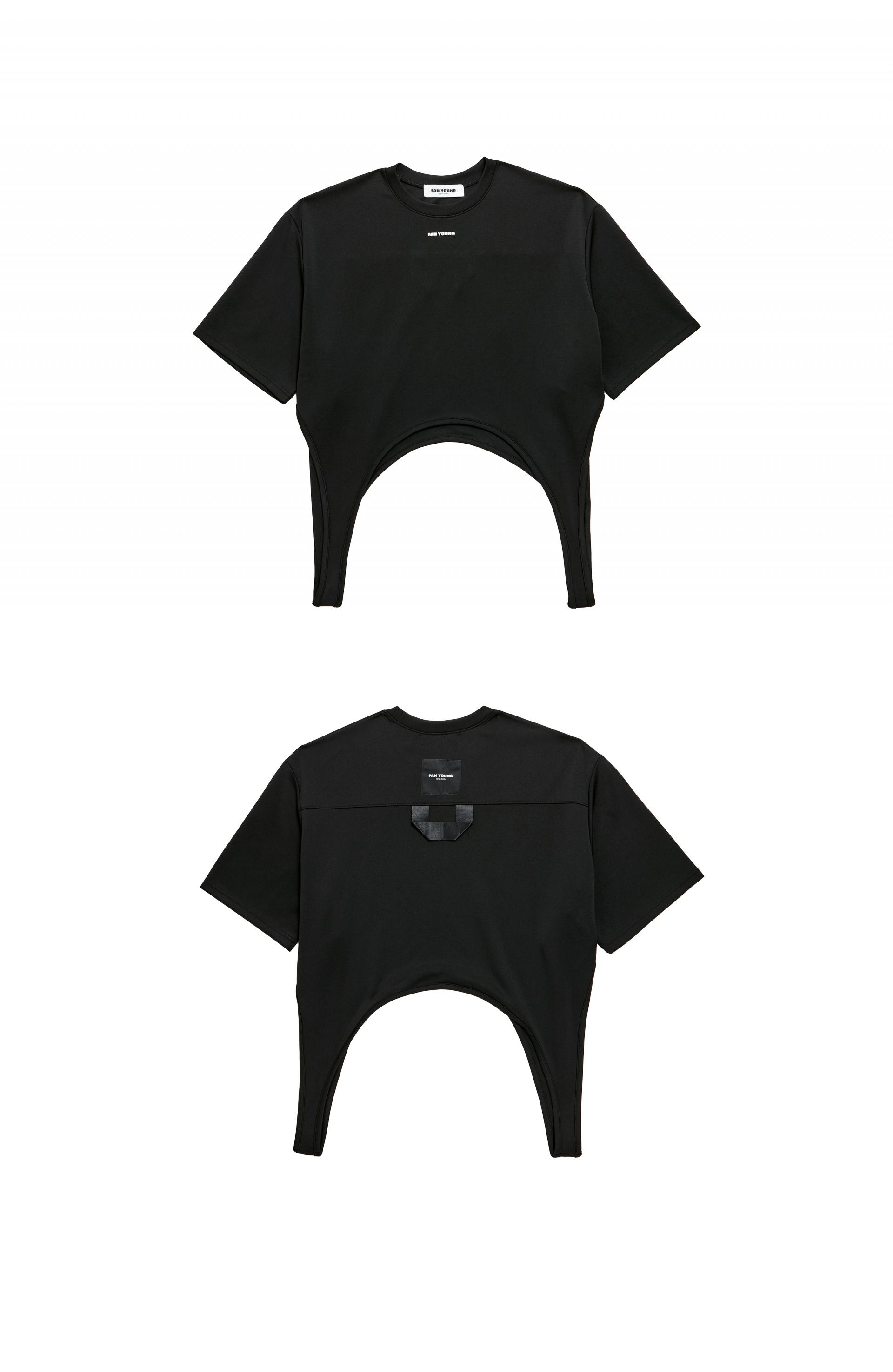Dual Curve Overlay Top Black