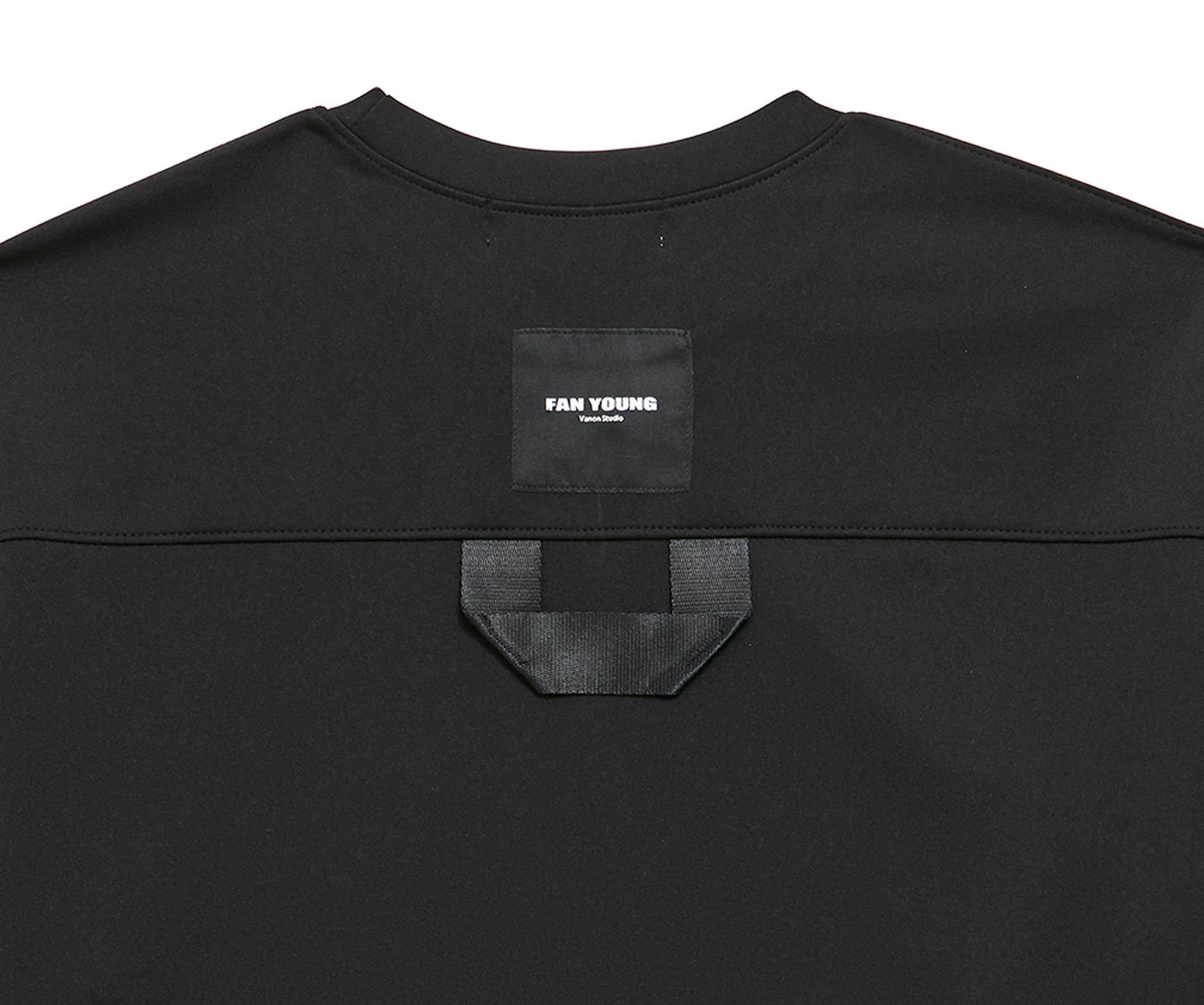 Curve Overlay Top Black