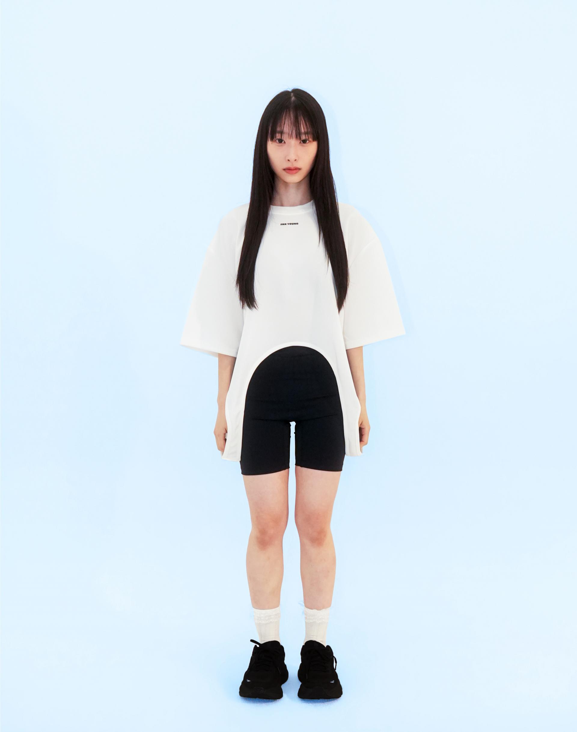 Dual Curve Overlay Top White