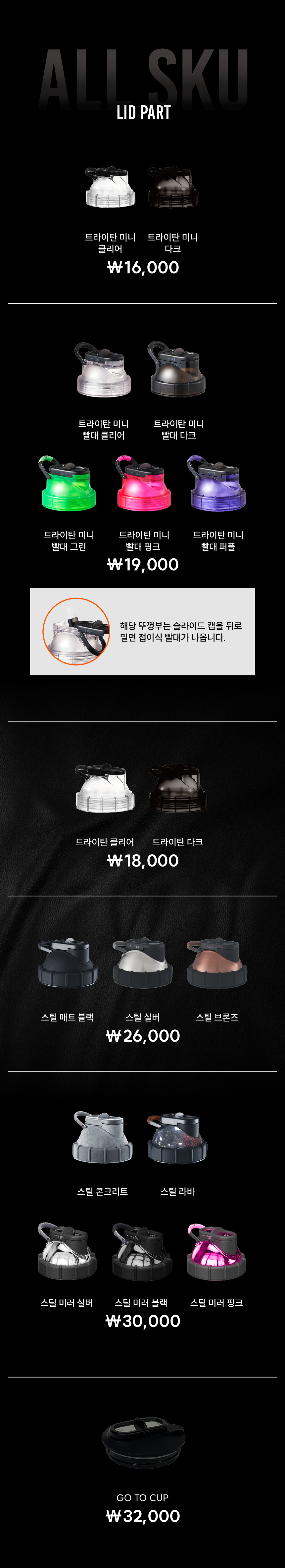슬라이드 캡