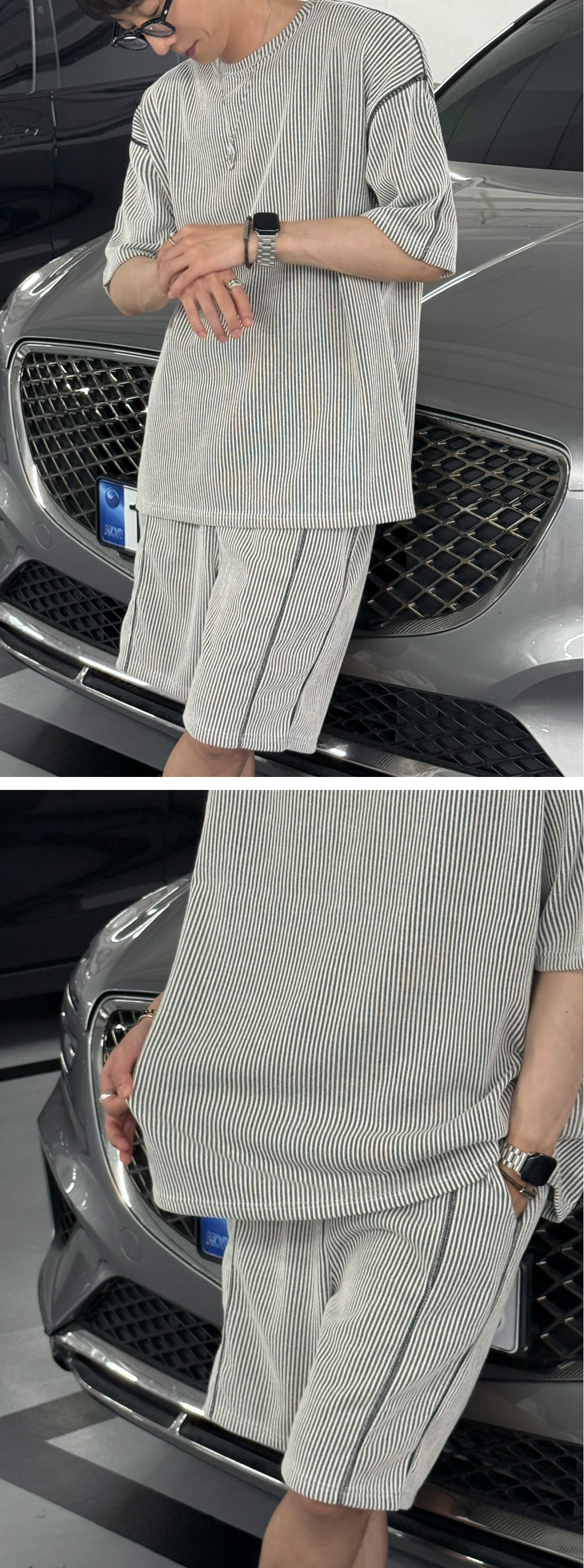 라인골지 셋업